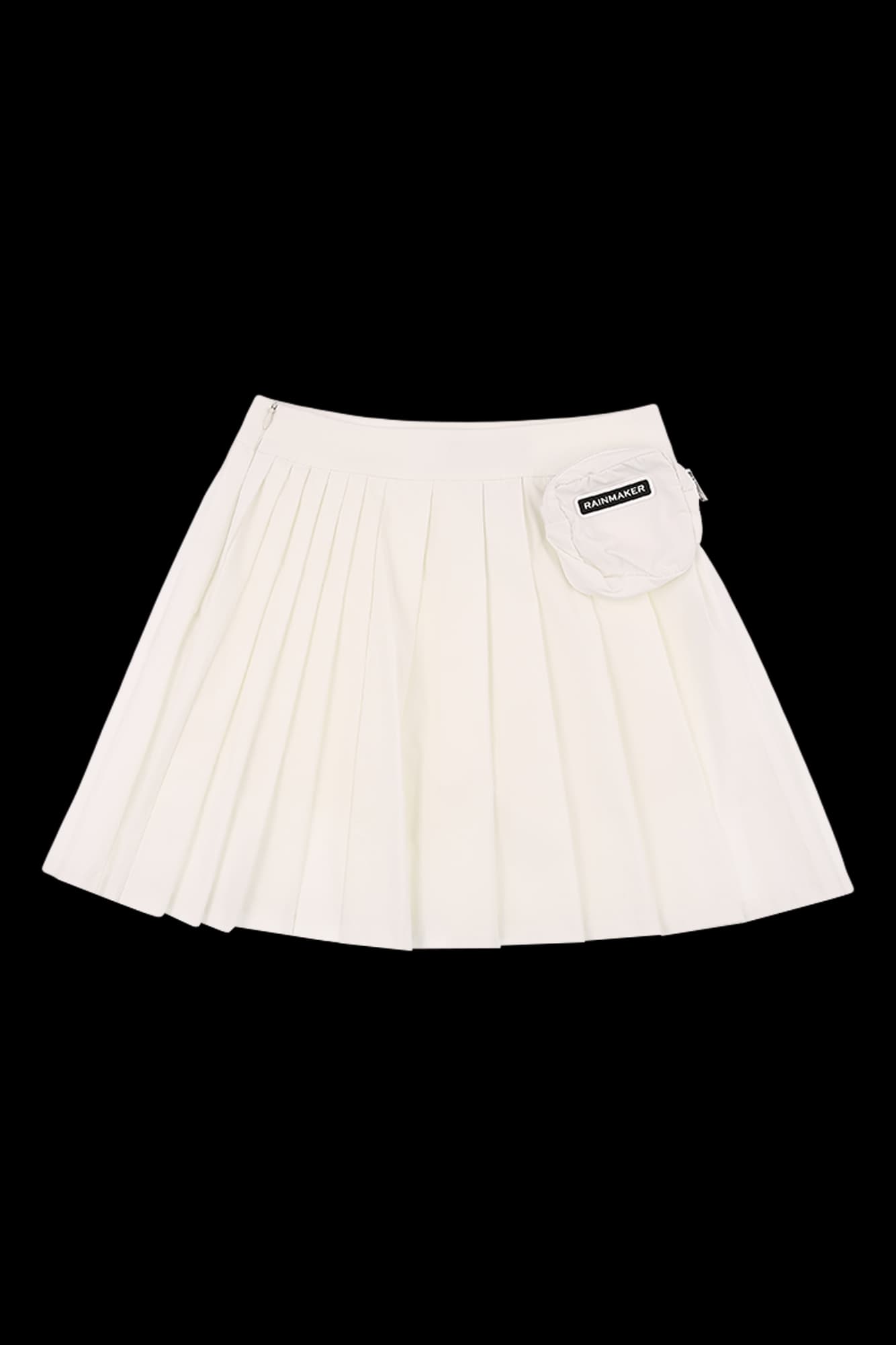 더블 플리츠 스커트