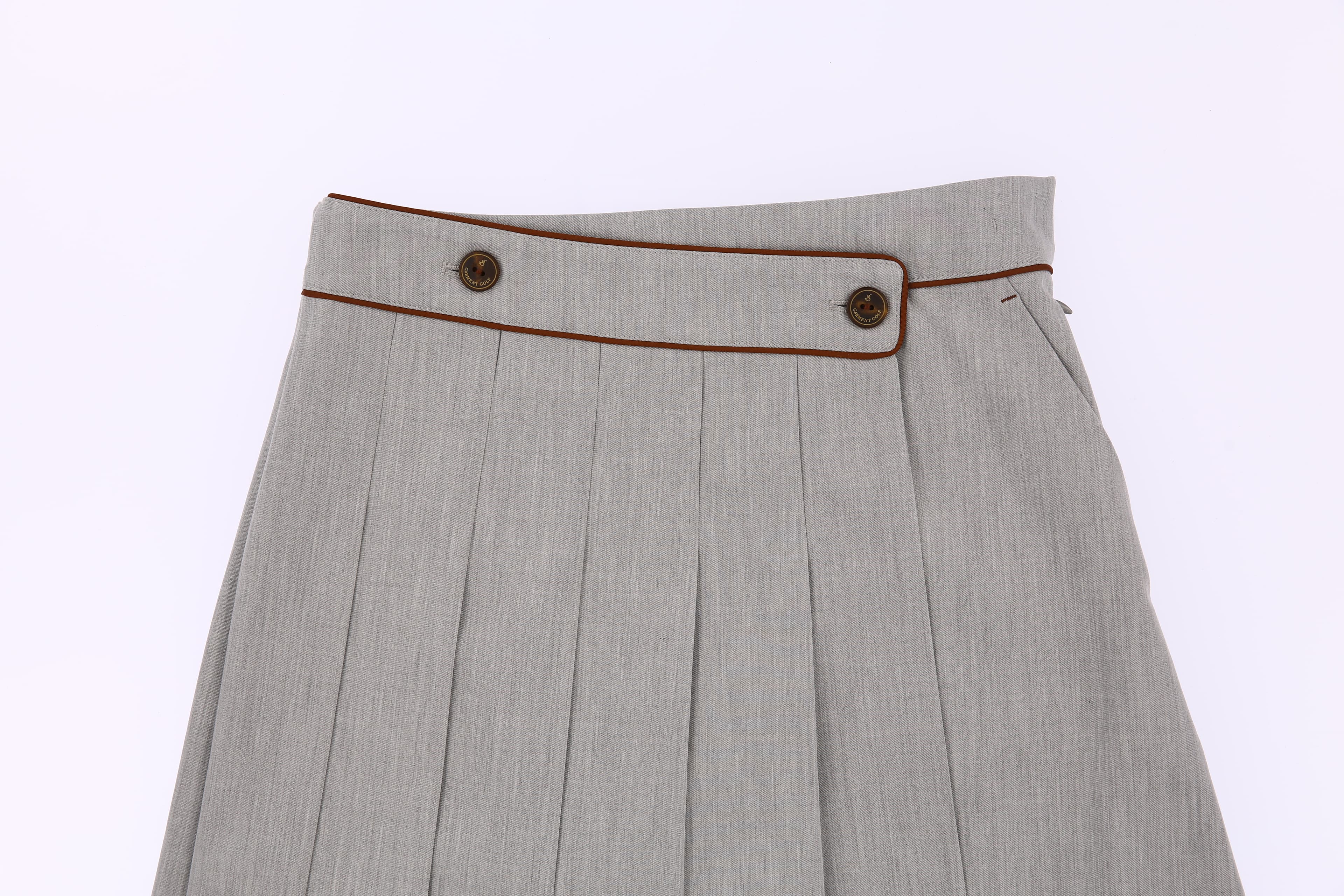 [새상품] 오블리크 플리츠 큐롯(XS)