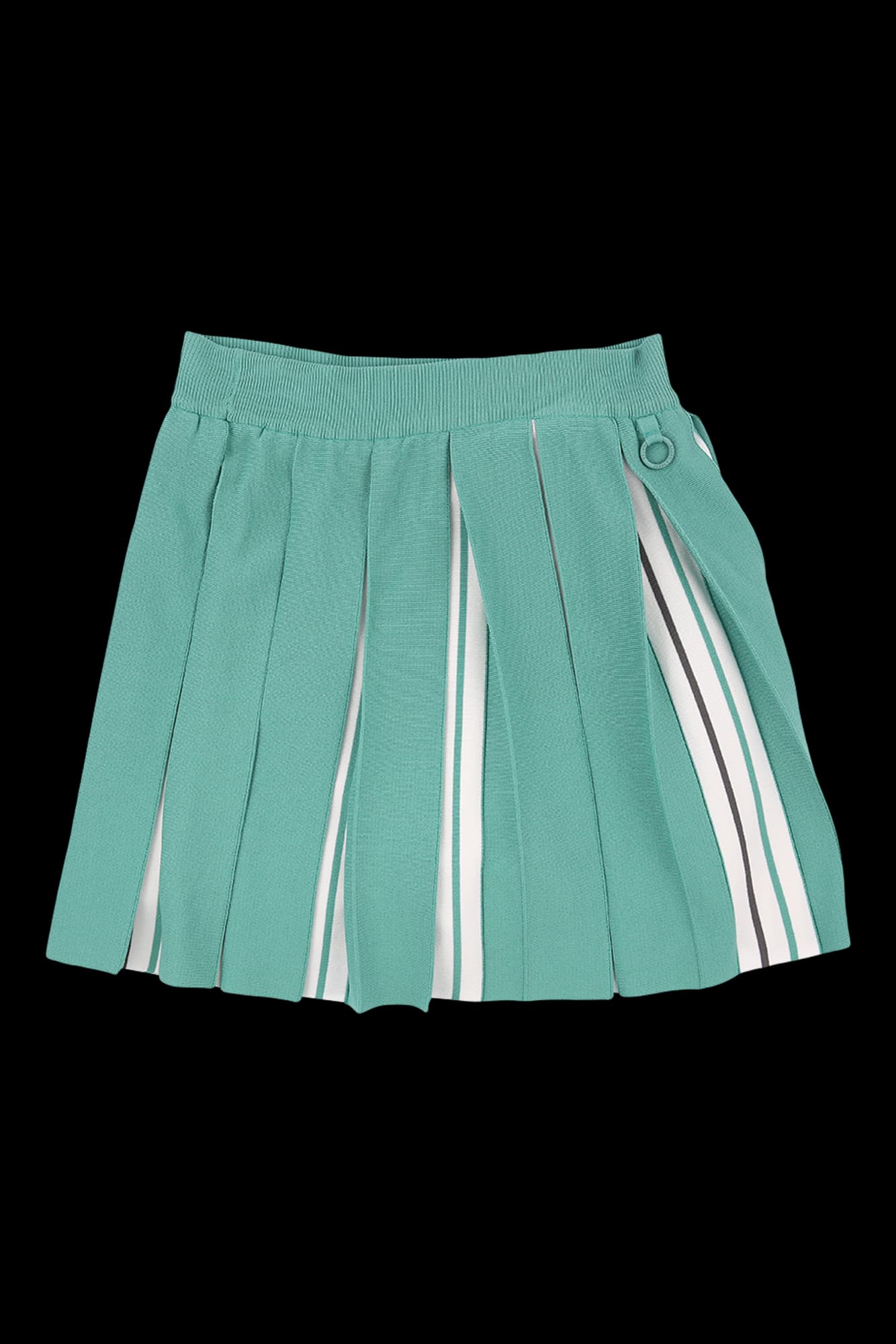 민트 라인 큐롯 니트 스커트