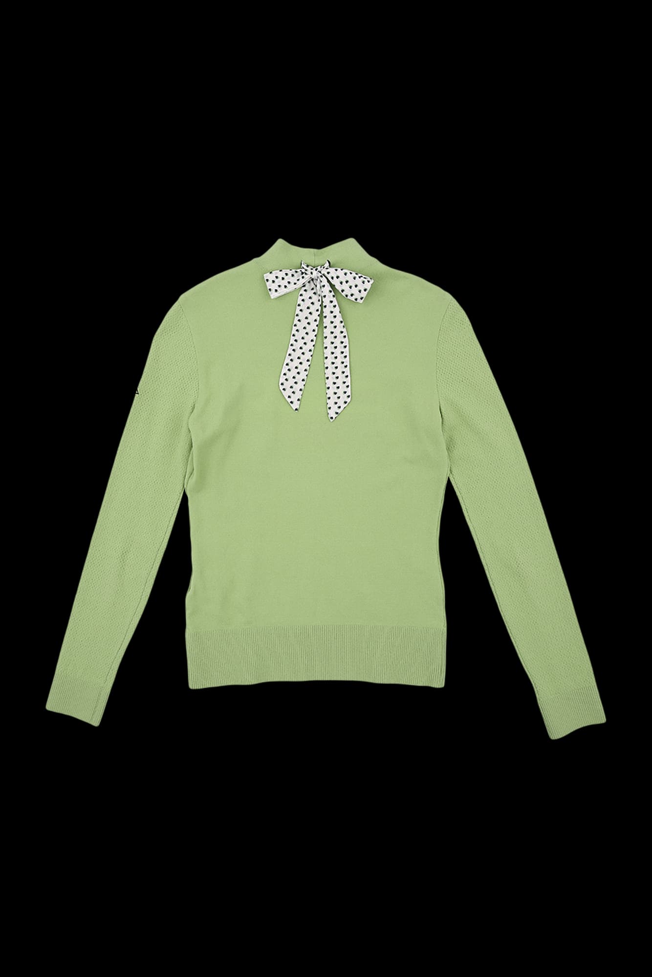 리본 포인트 썸머 스웨터