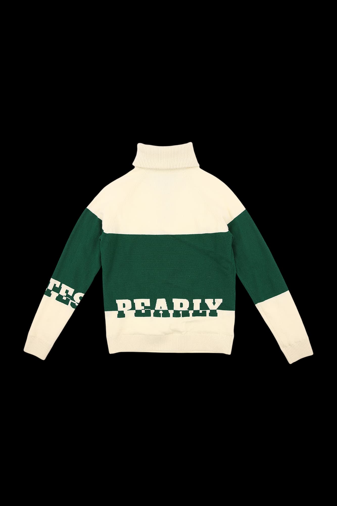 컬러 블록 하프 집업 방풍 스웨터