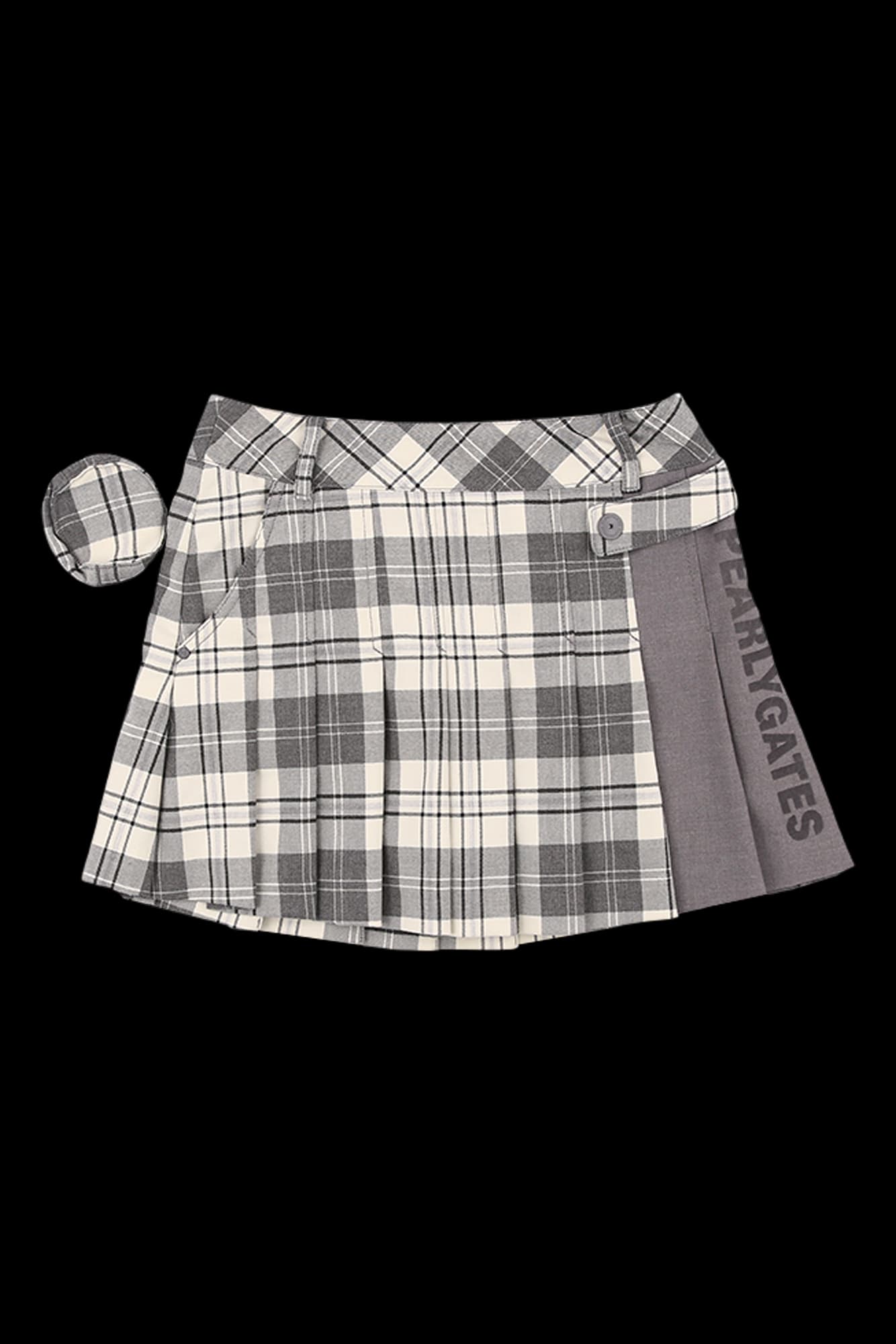 포켓 플리츠 큐롯 스커트