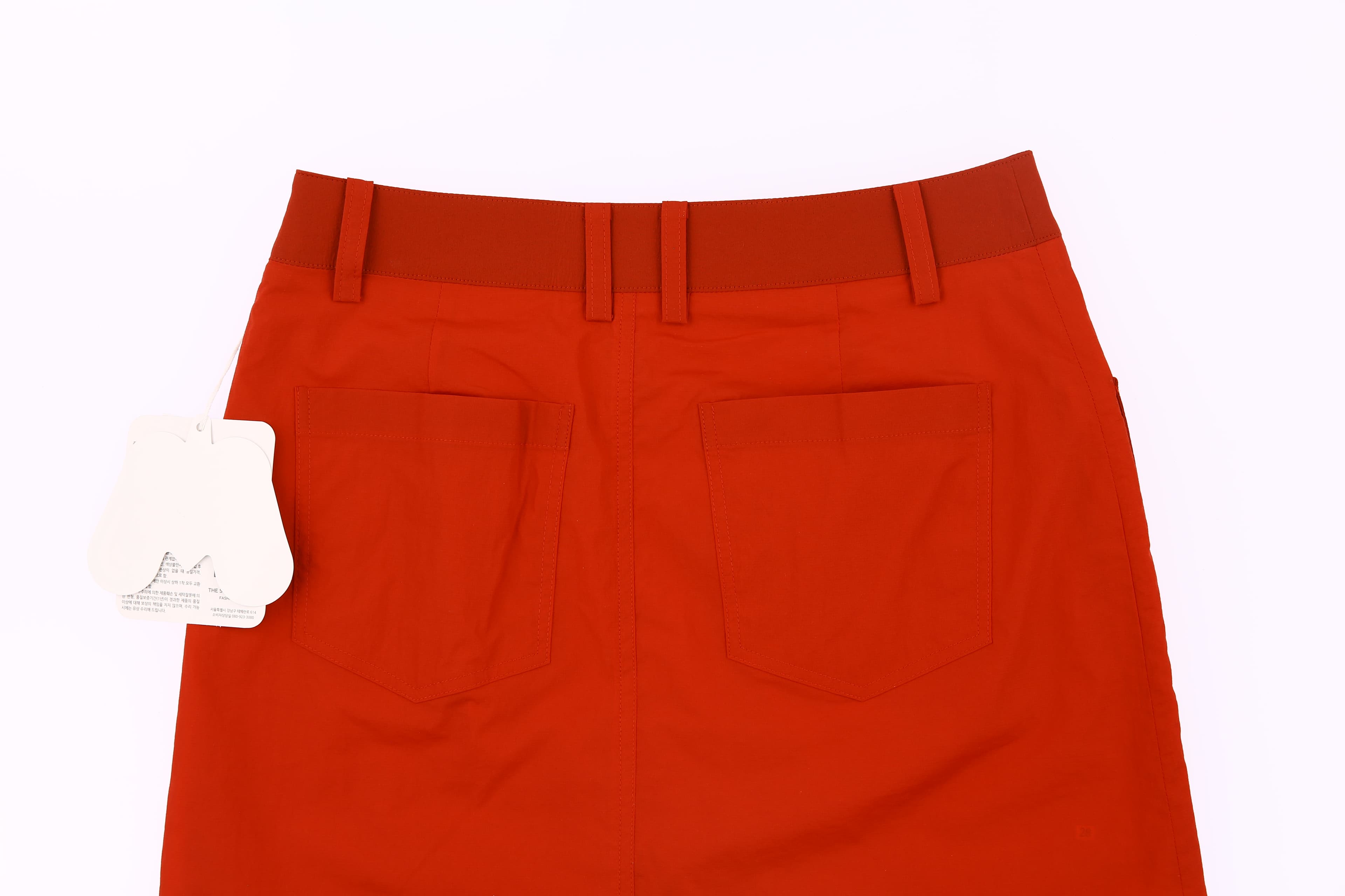 [새상품] 티 랙 와팬패치 스커트