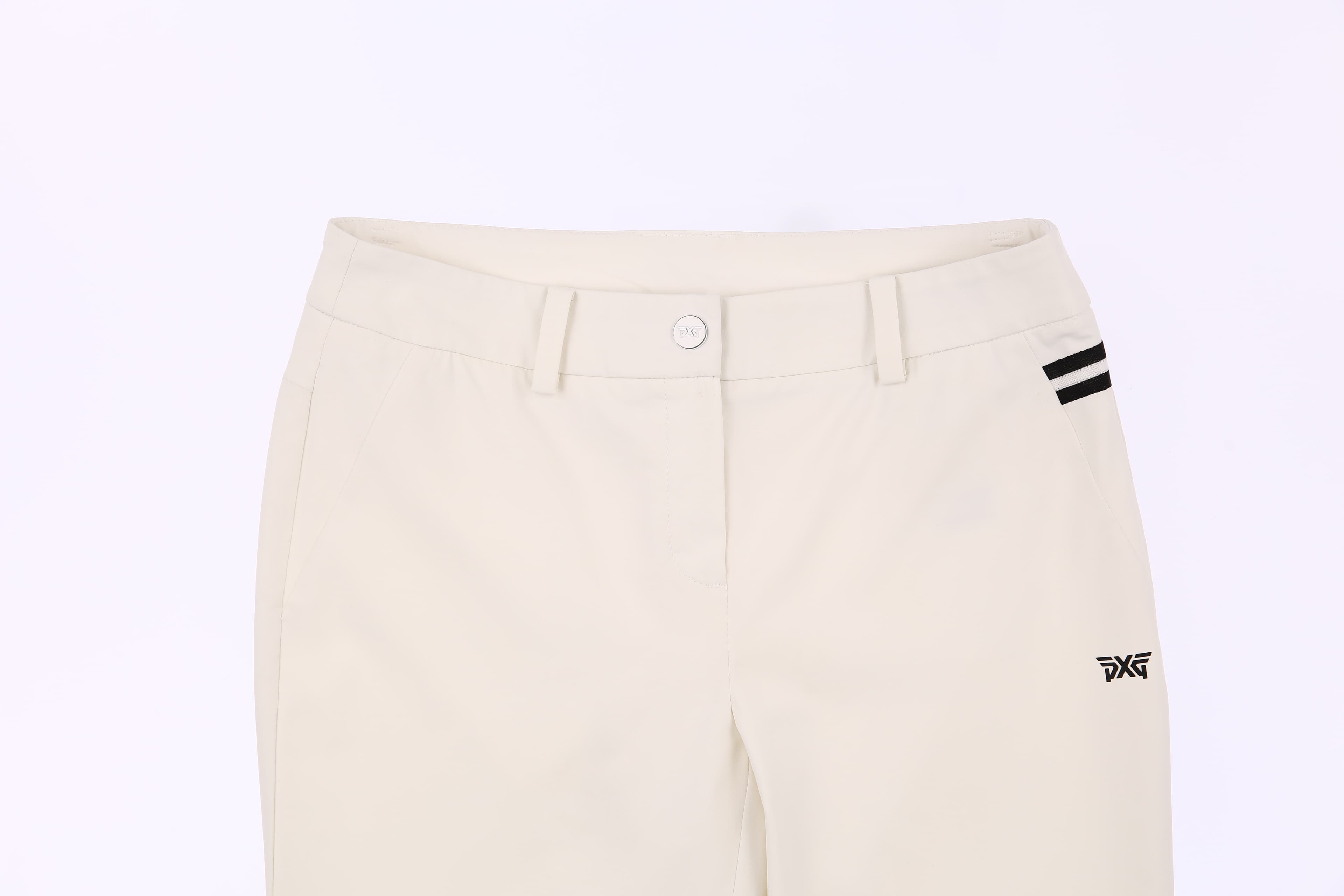 사선 배색 포인트 지퍼팬츠