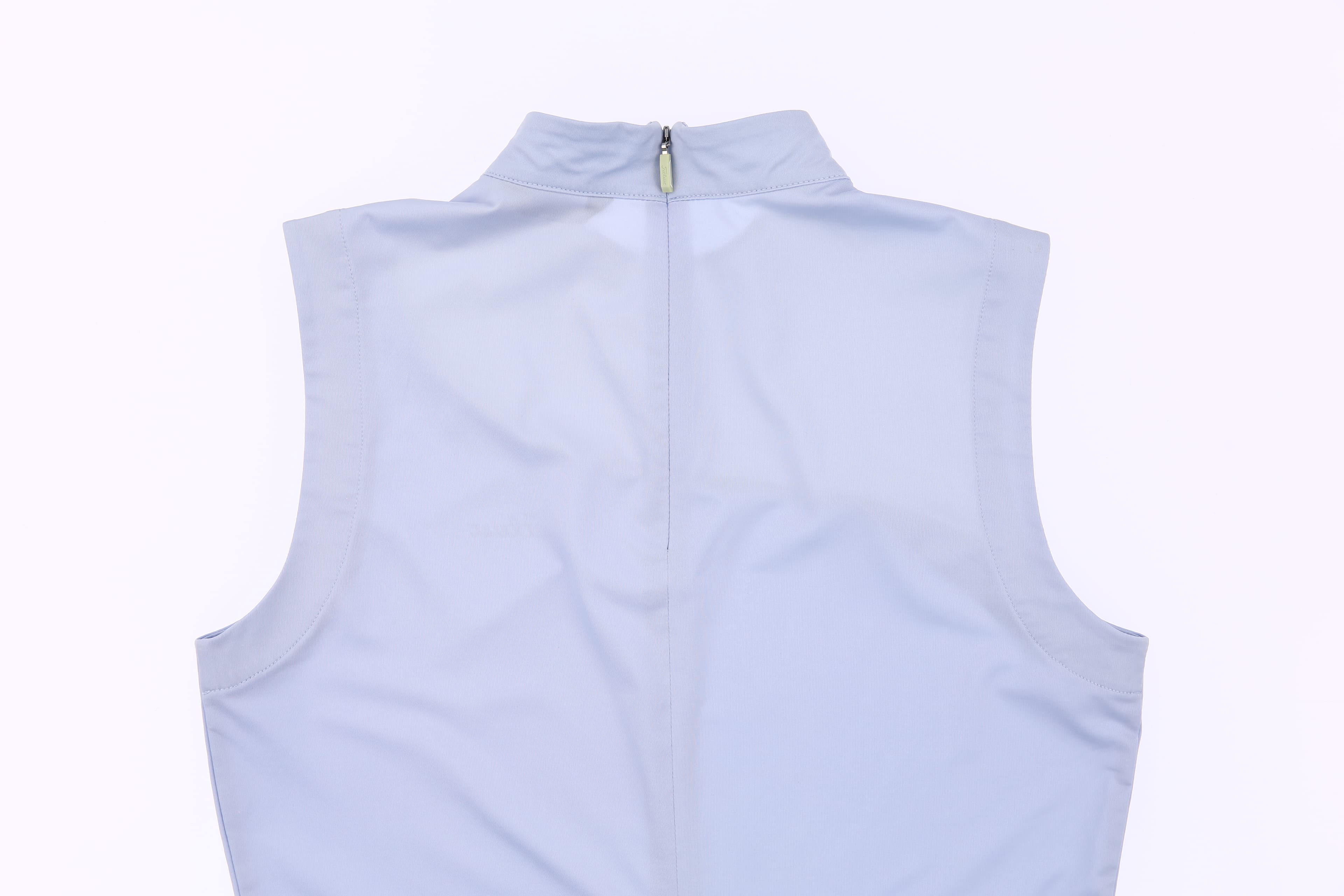 골지 블럭 슬리브리스