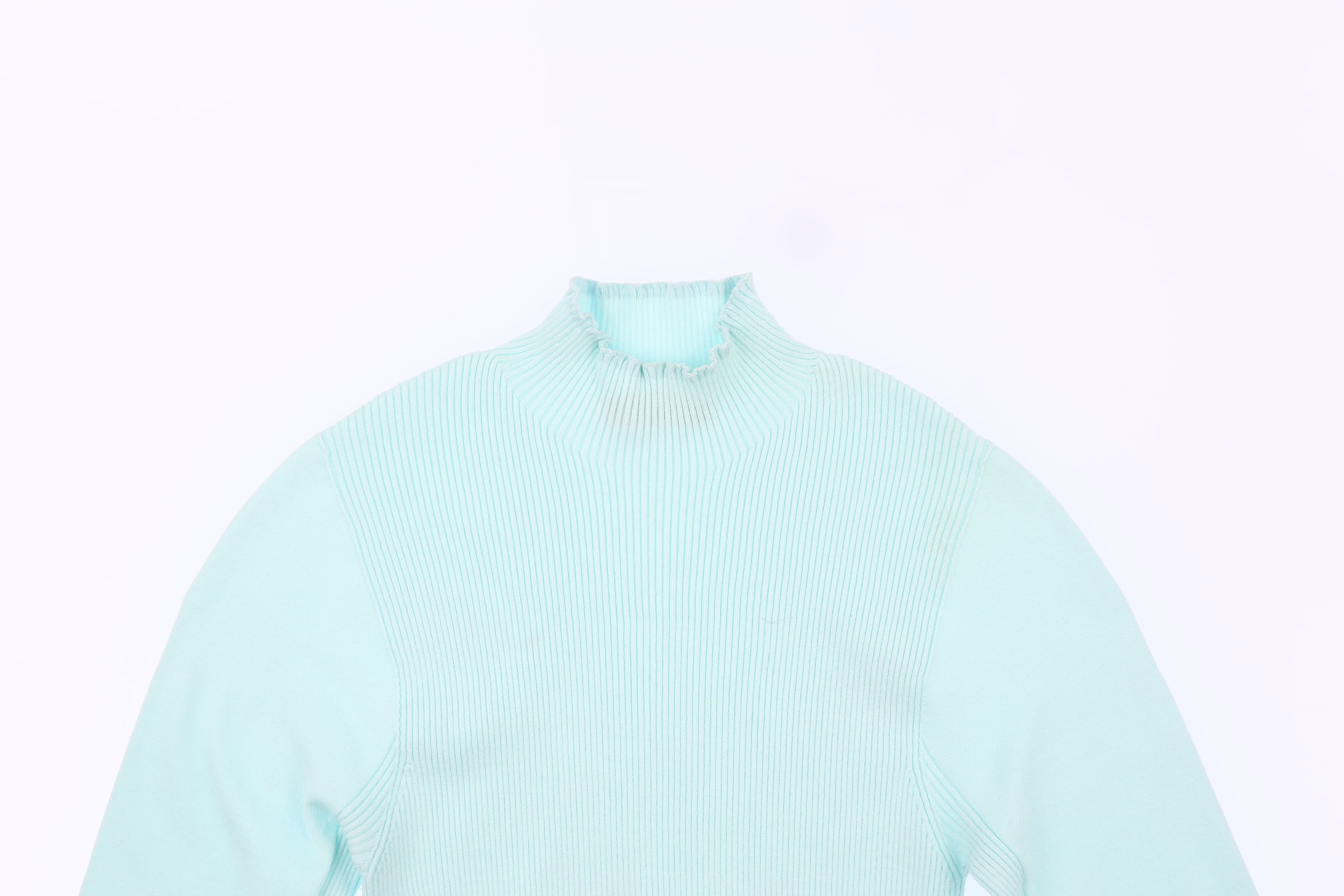 하이넥 골지 니트티