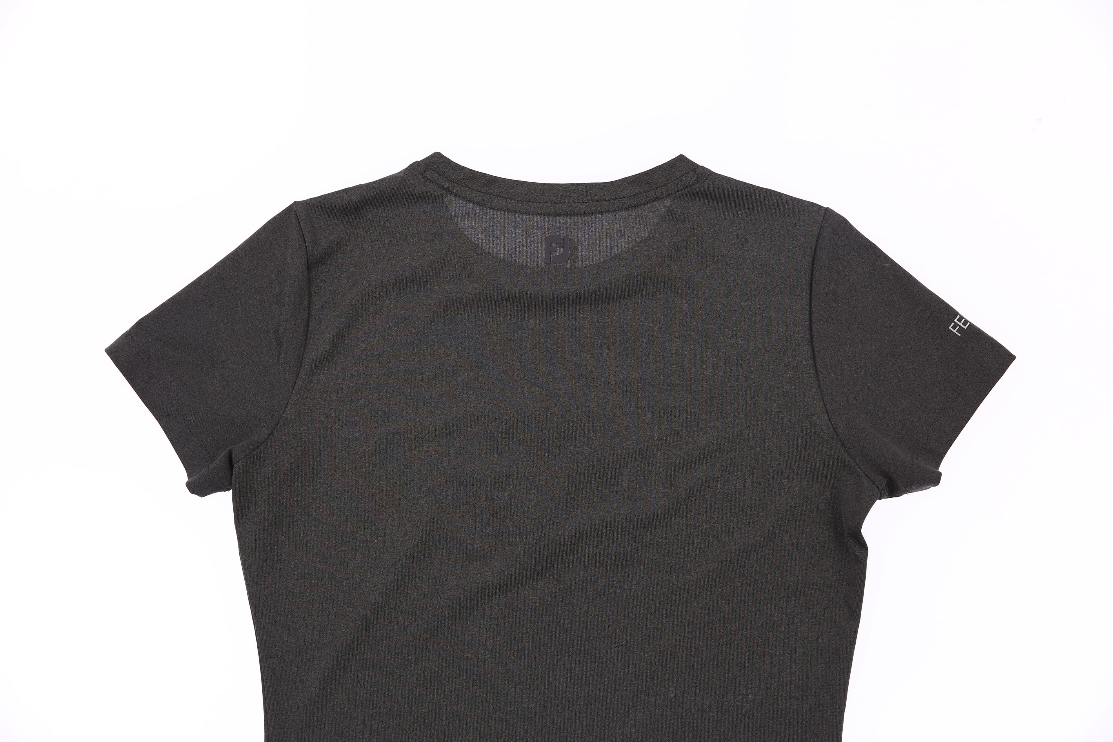 엠보 프린트 라운드 반팔