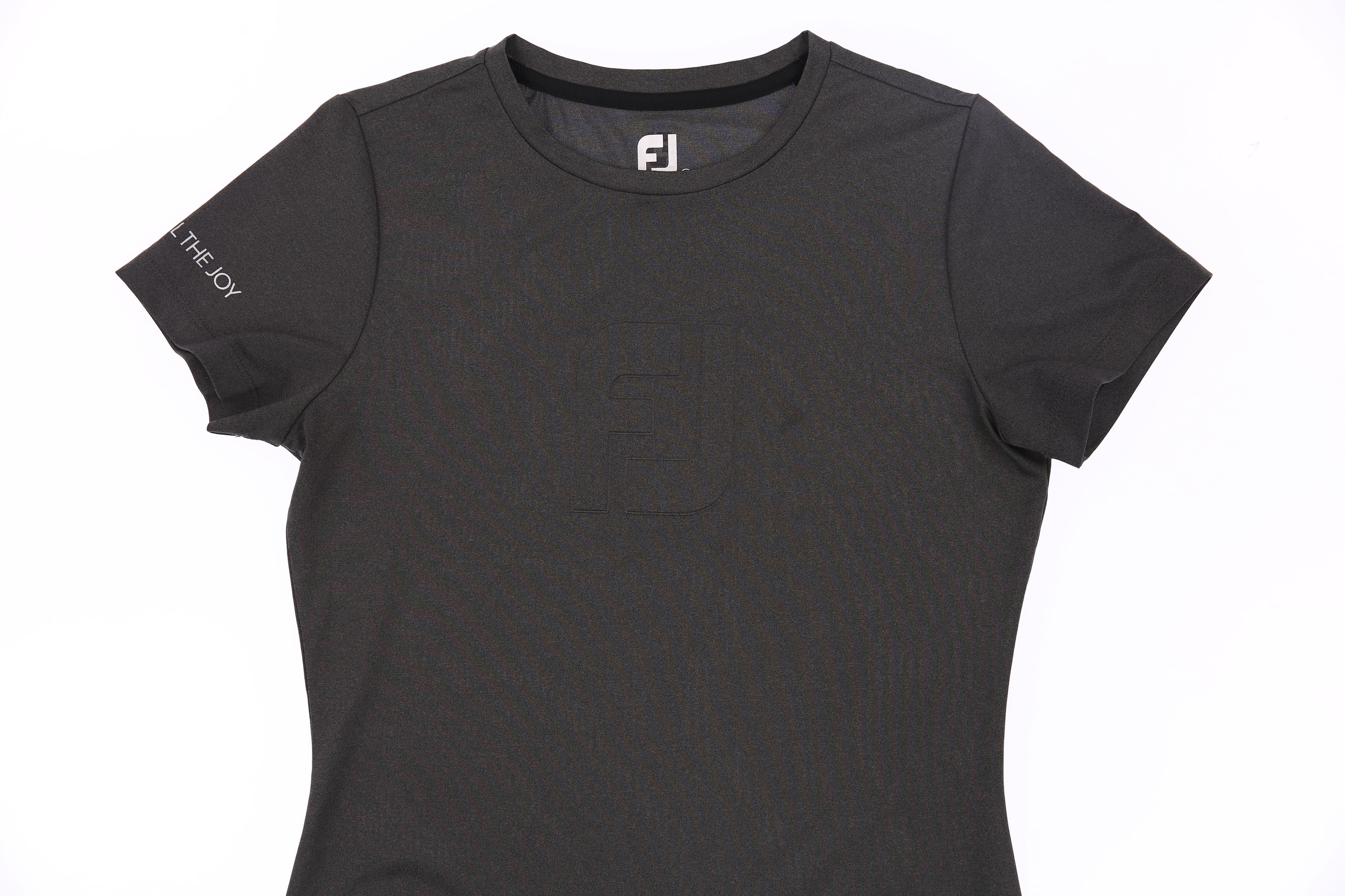 엠보 프린트 라운드 반팔