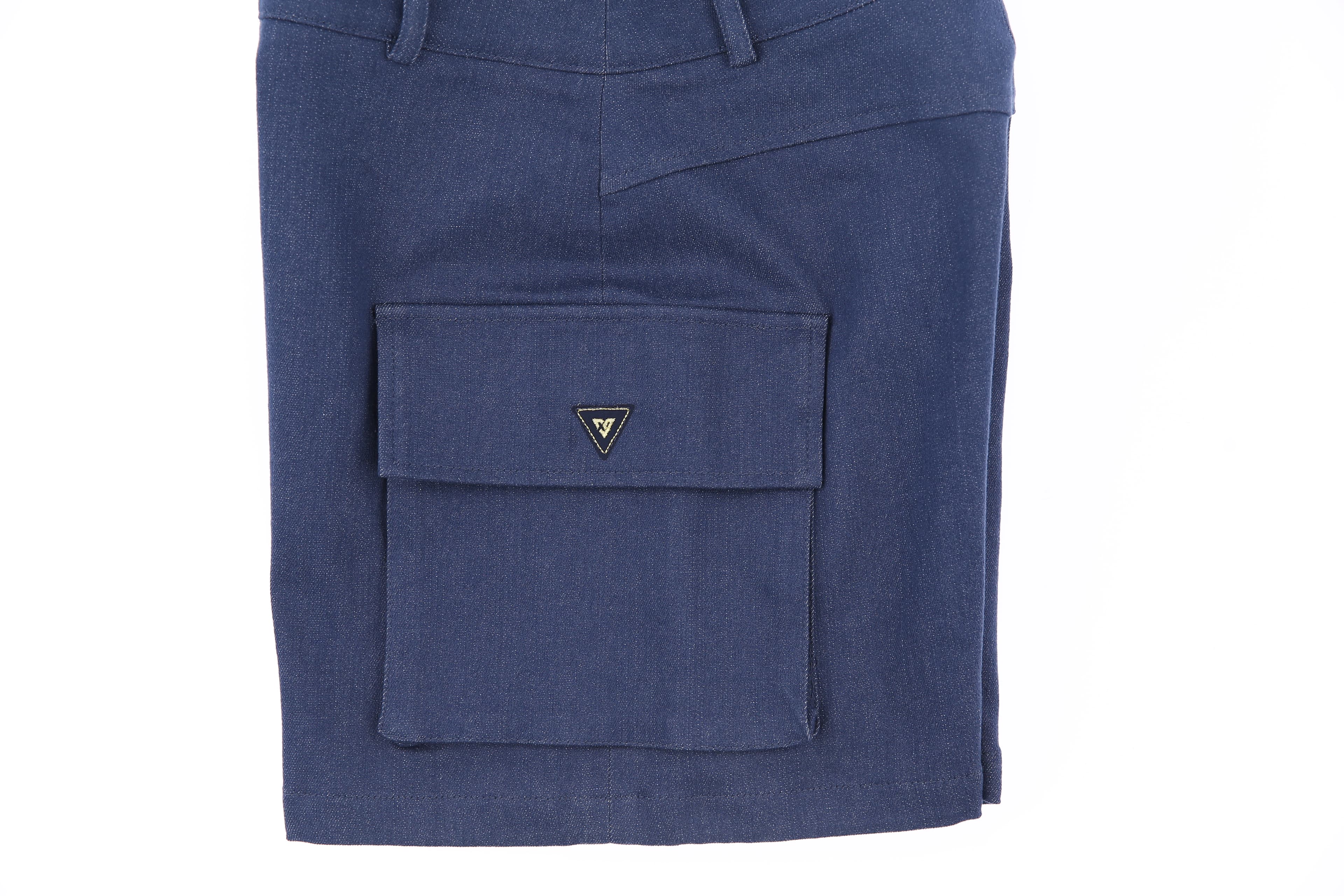 A라인 데님 쇼츠