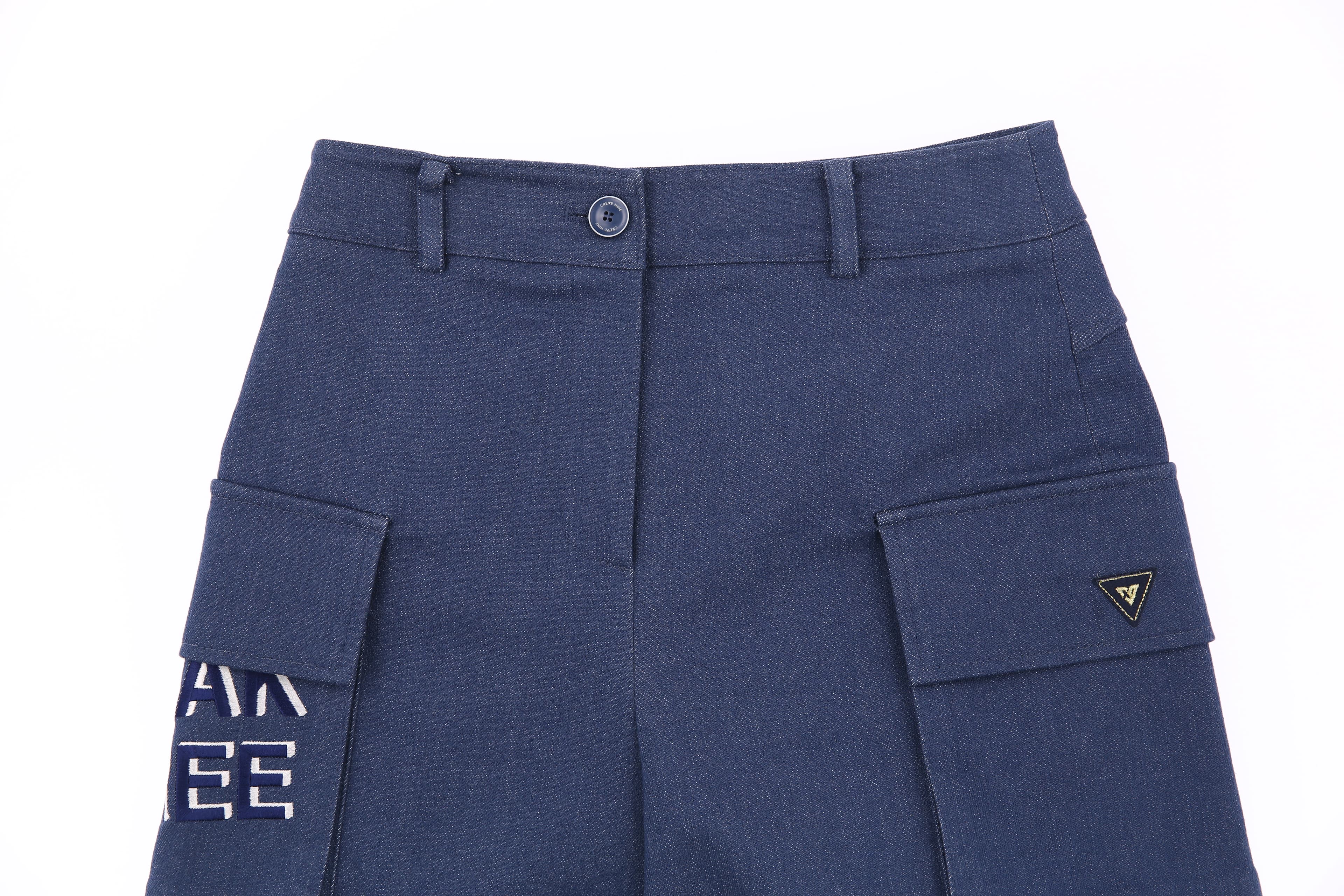 A라인 데님 쇼츠