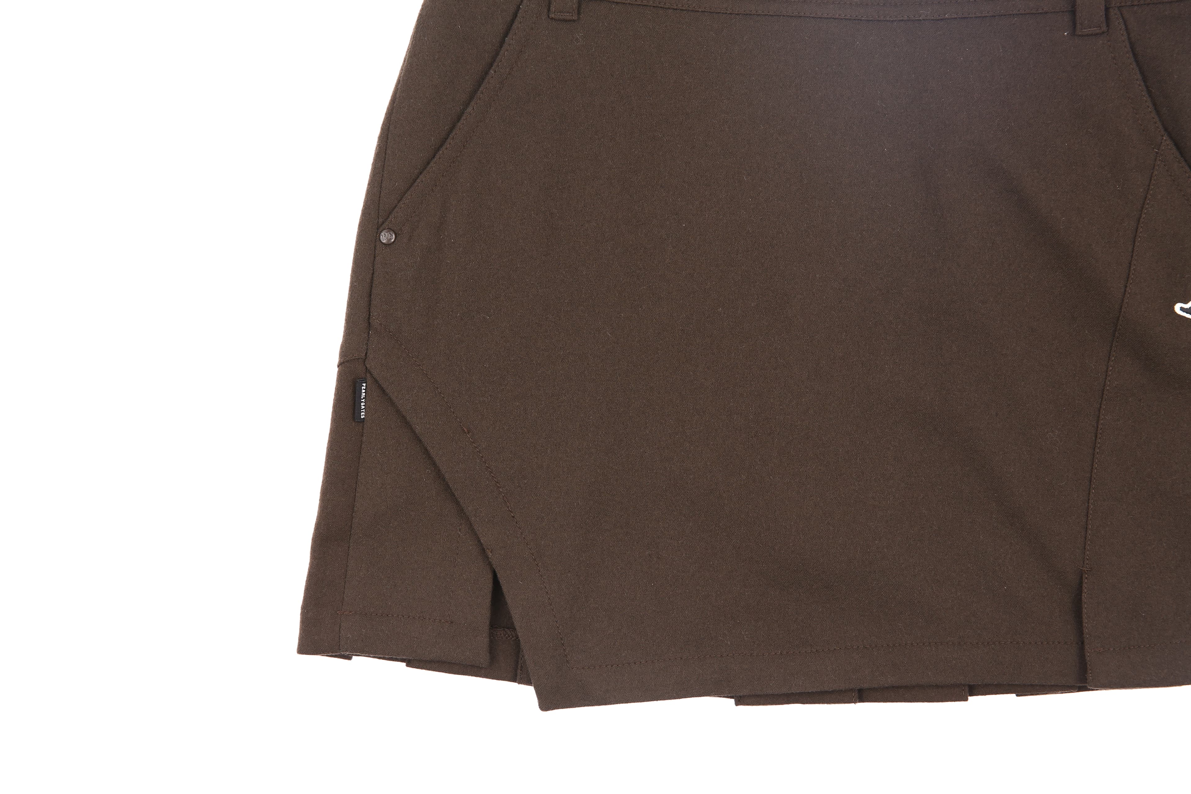 사선라인 큐롯 스커트