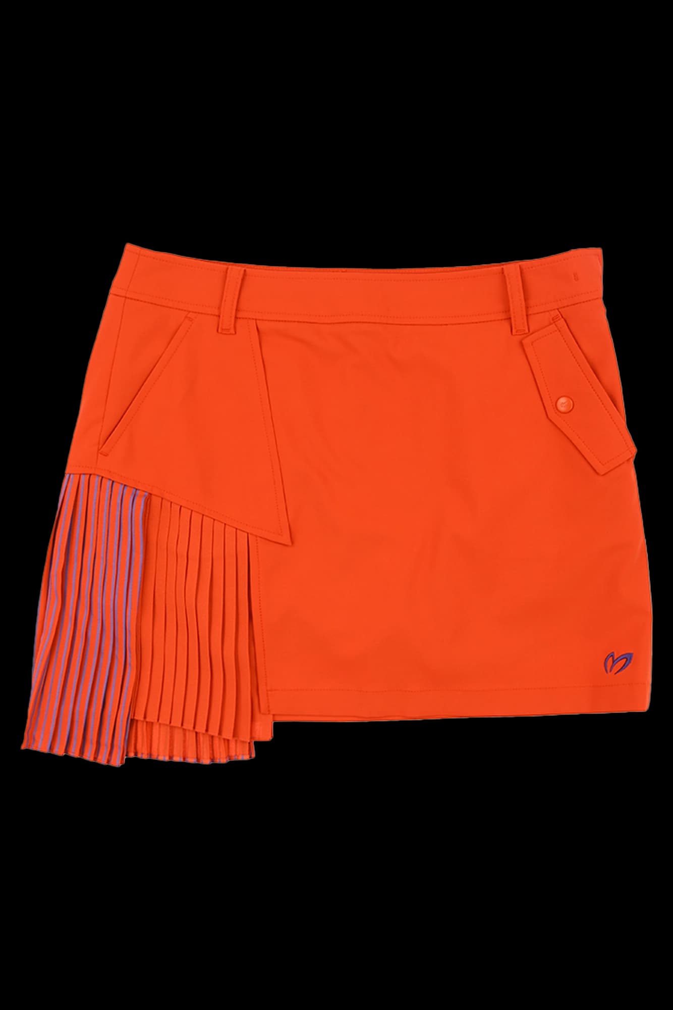 믹스 플리츠 큐롯 스커트