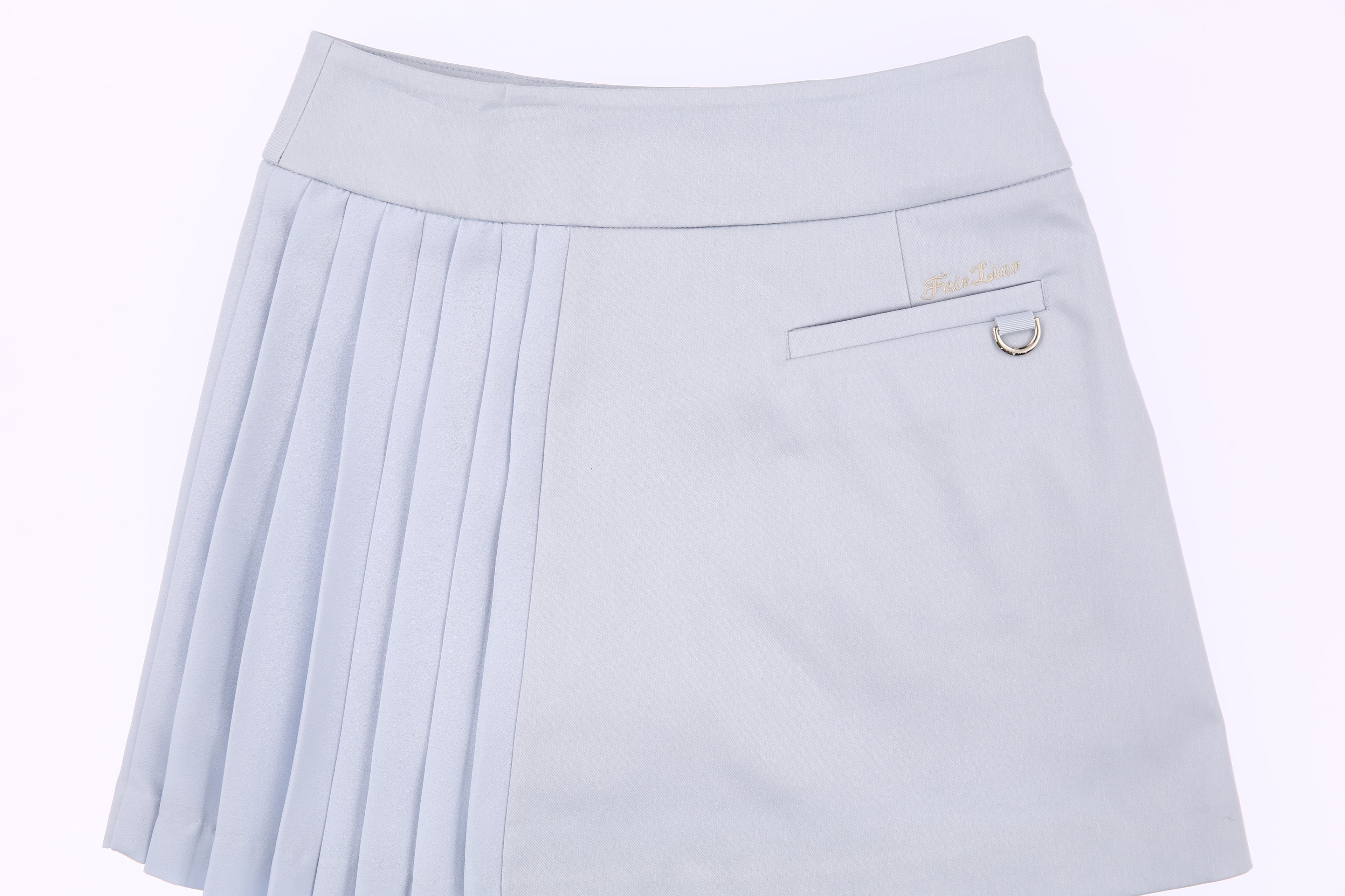 하프 플리츠  스커트