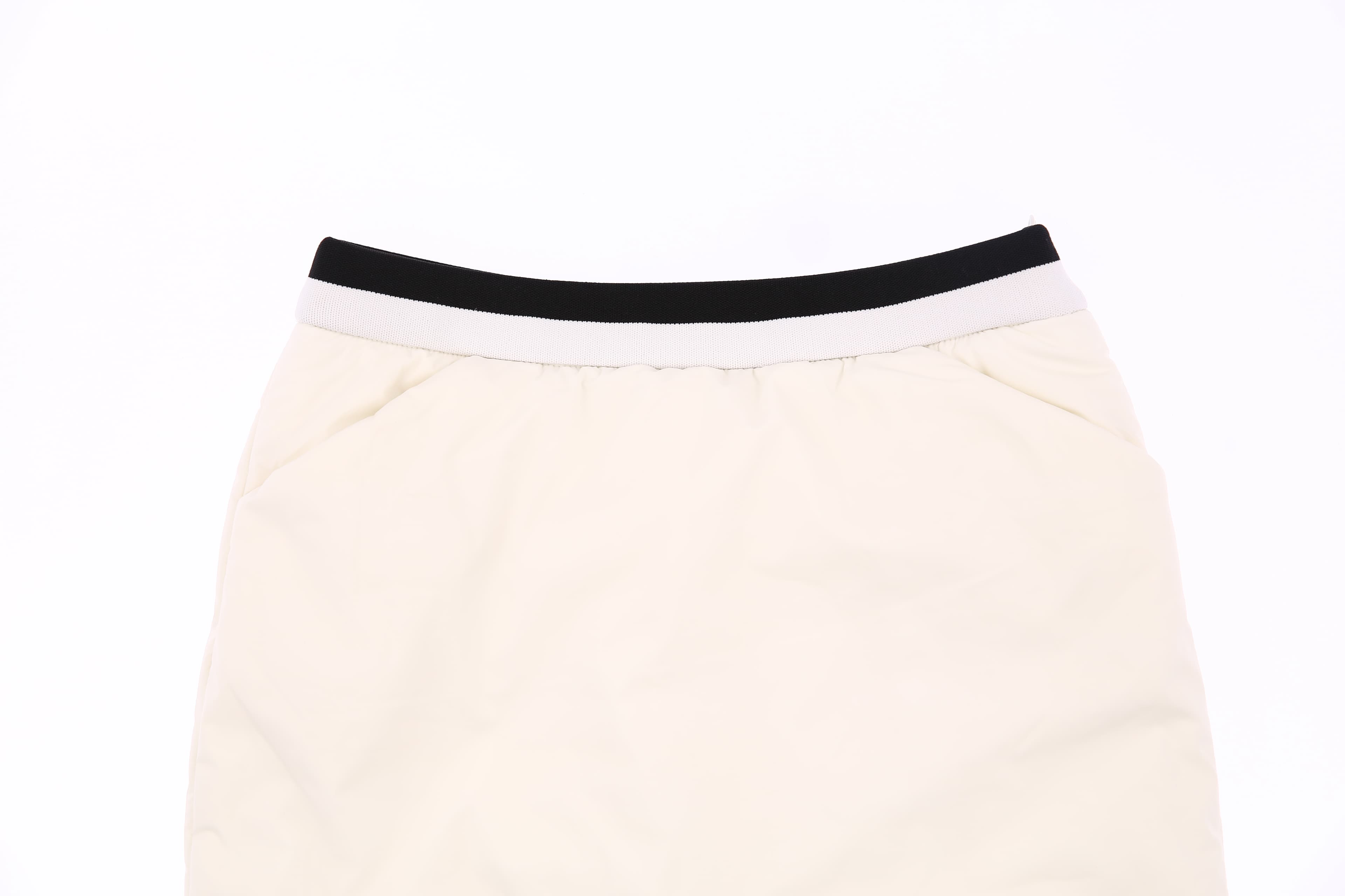 웨이스트 포인트 H라인 스커트