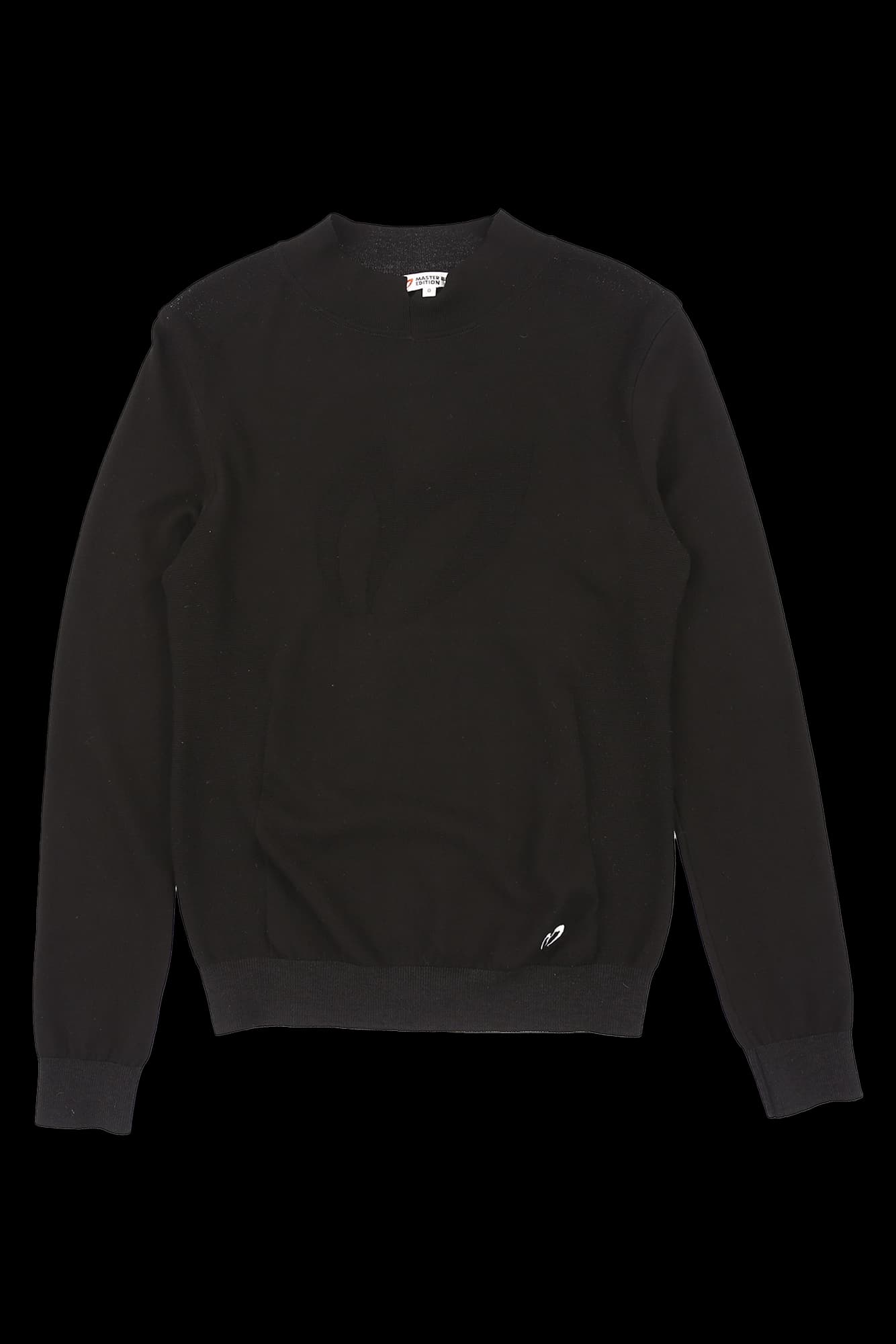 슬릿 하이넥 니트 티셔츠