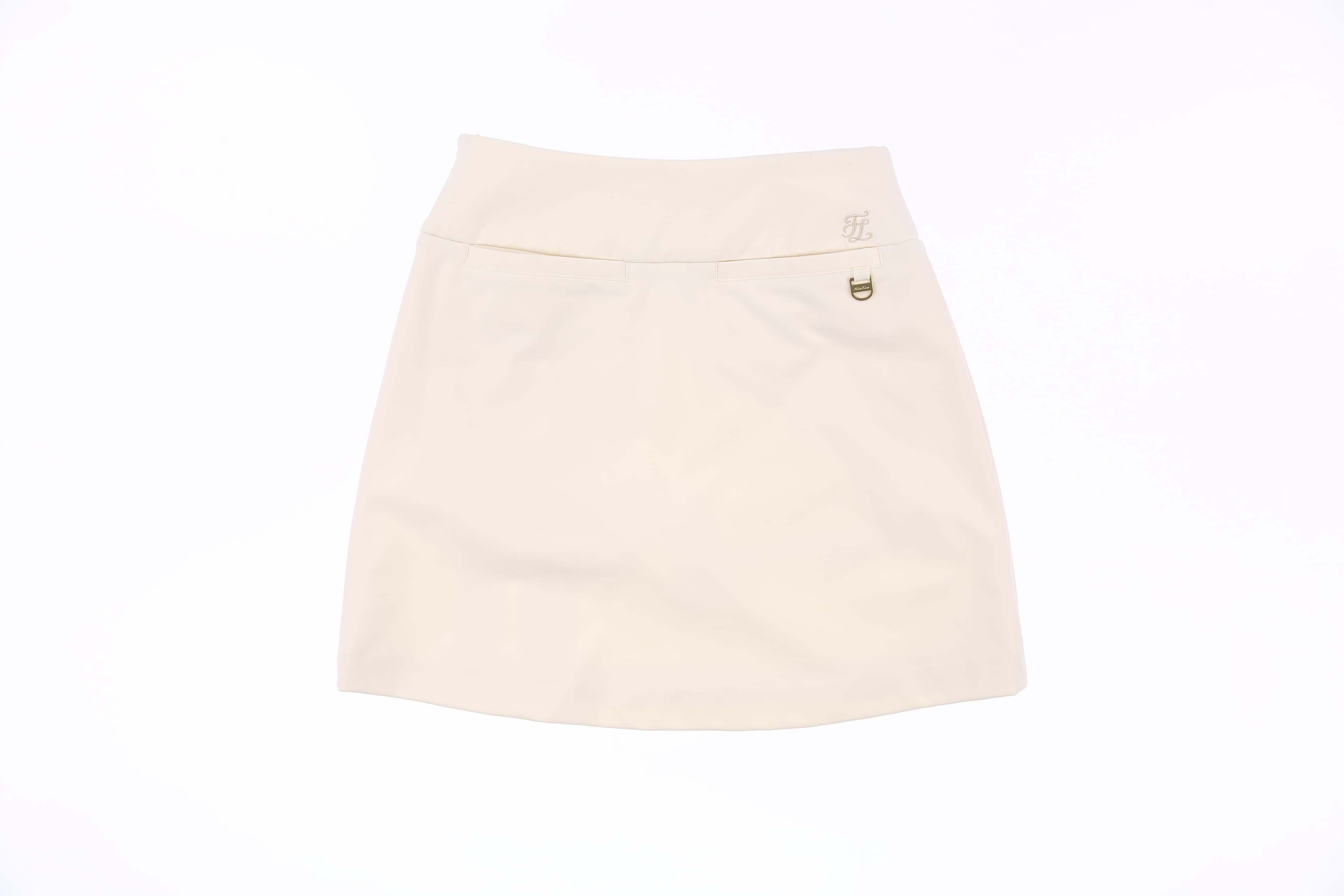 사선 버튼 스커트