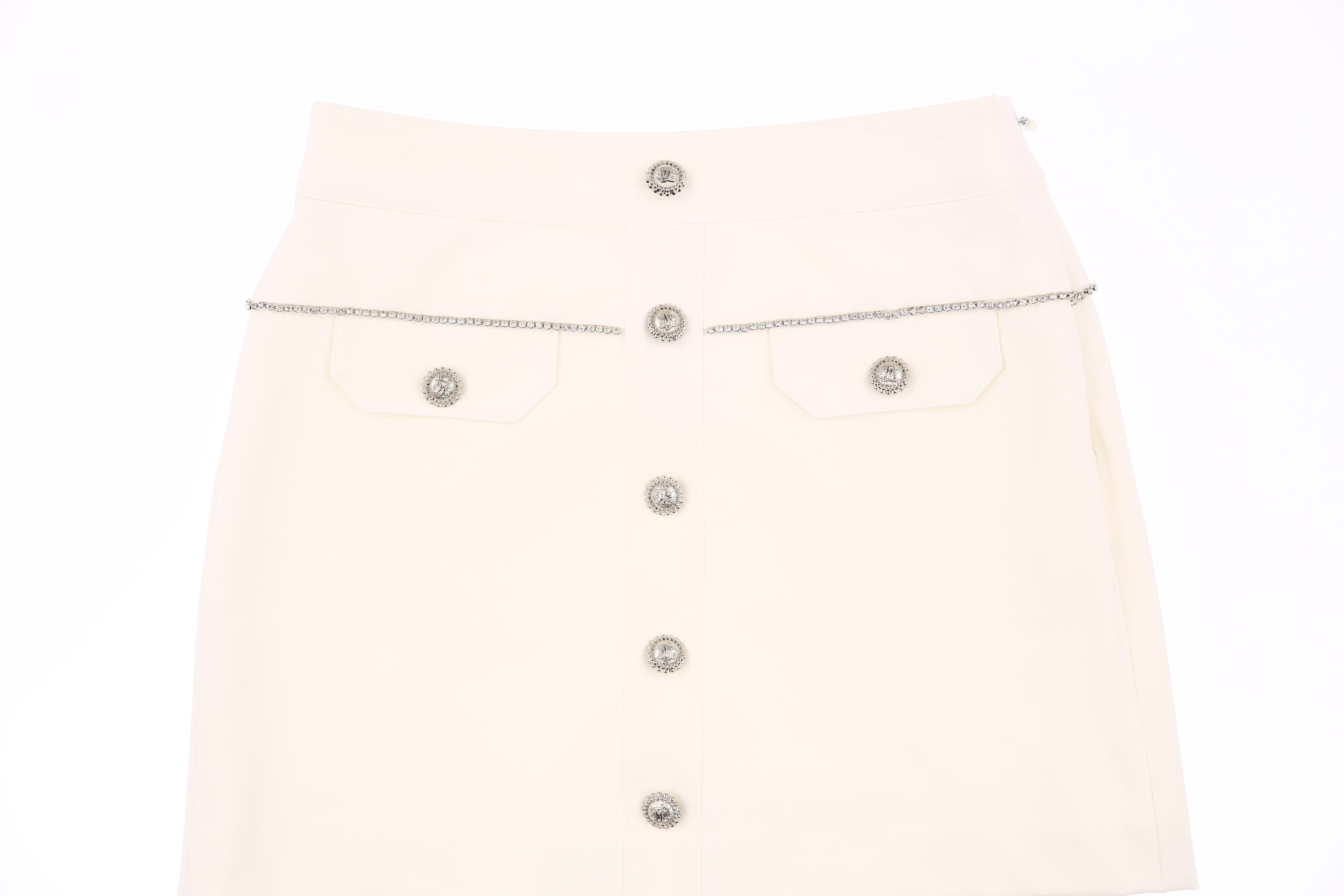 시그니쳐 펄 버튼 기본스커트