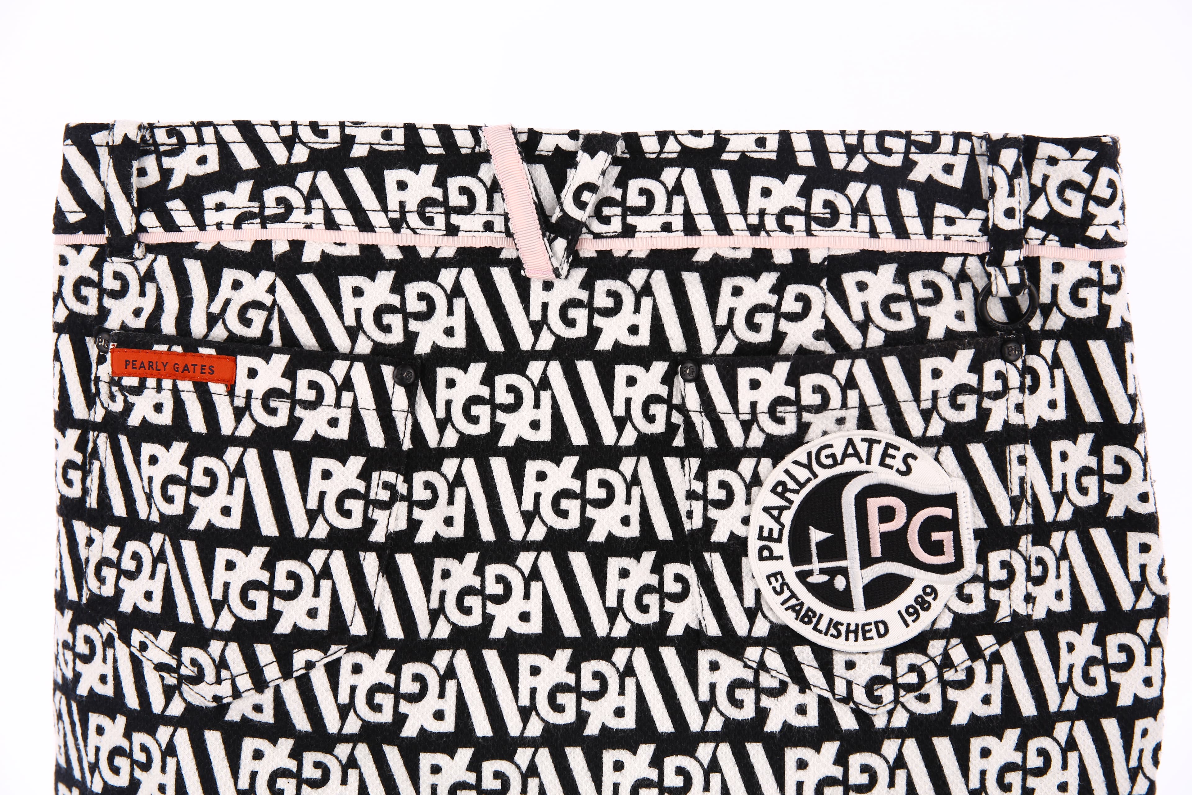 조직 로고 H라인 스커트