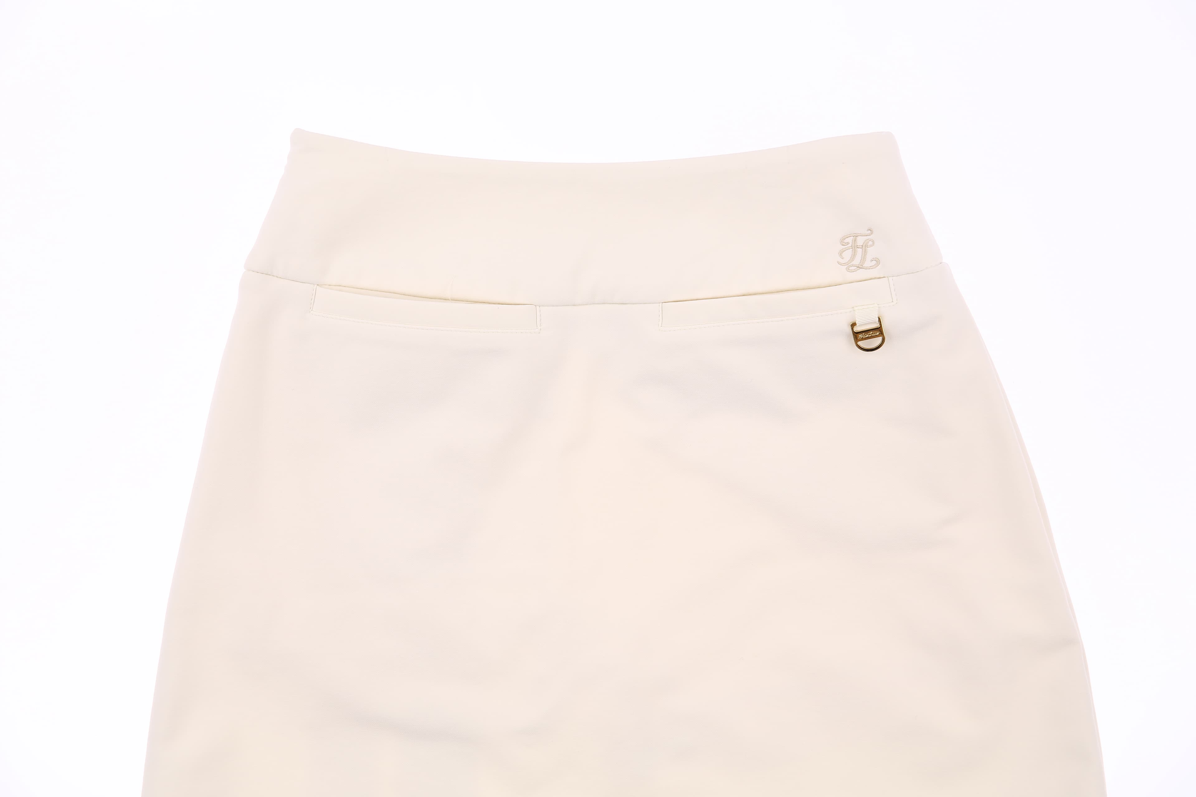 사선 버튼 스커트