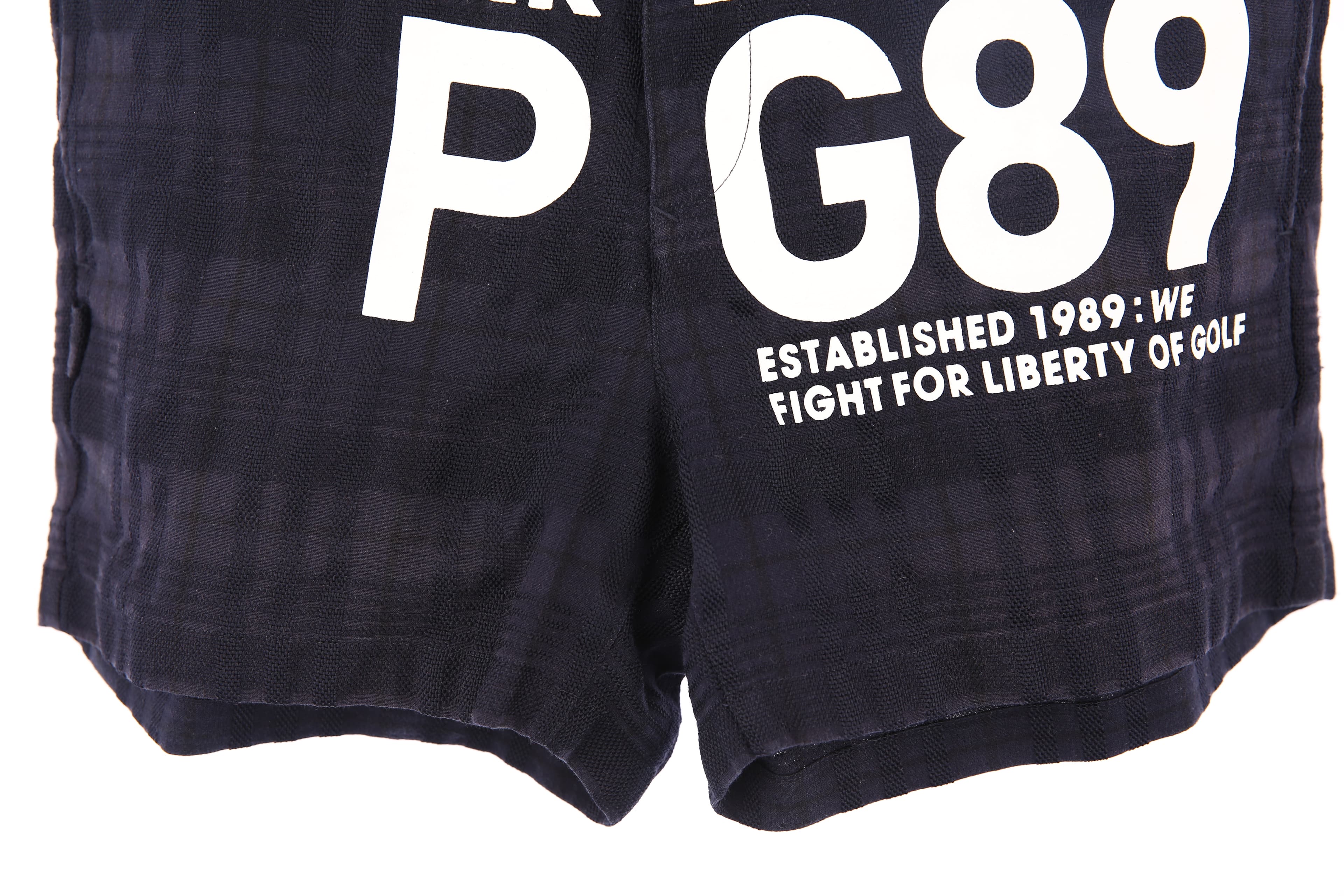 체크 조직 숏팬츠