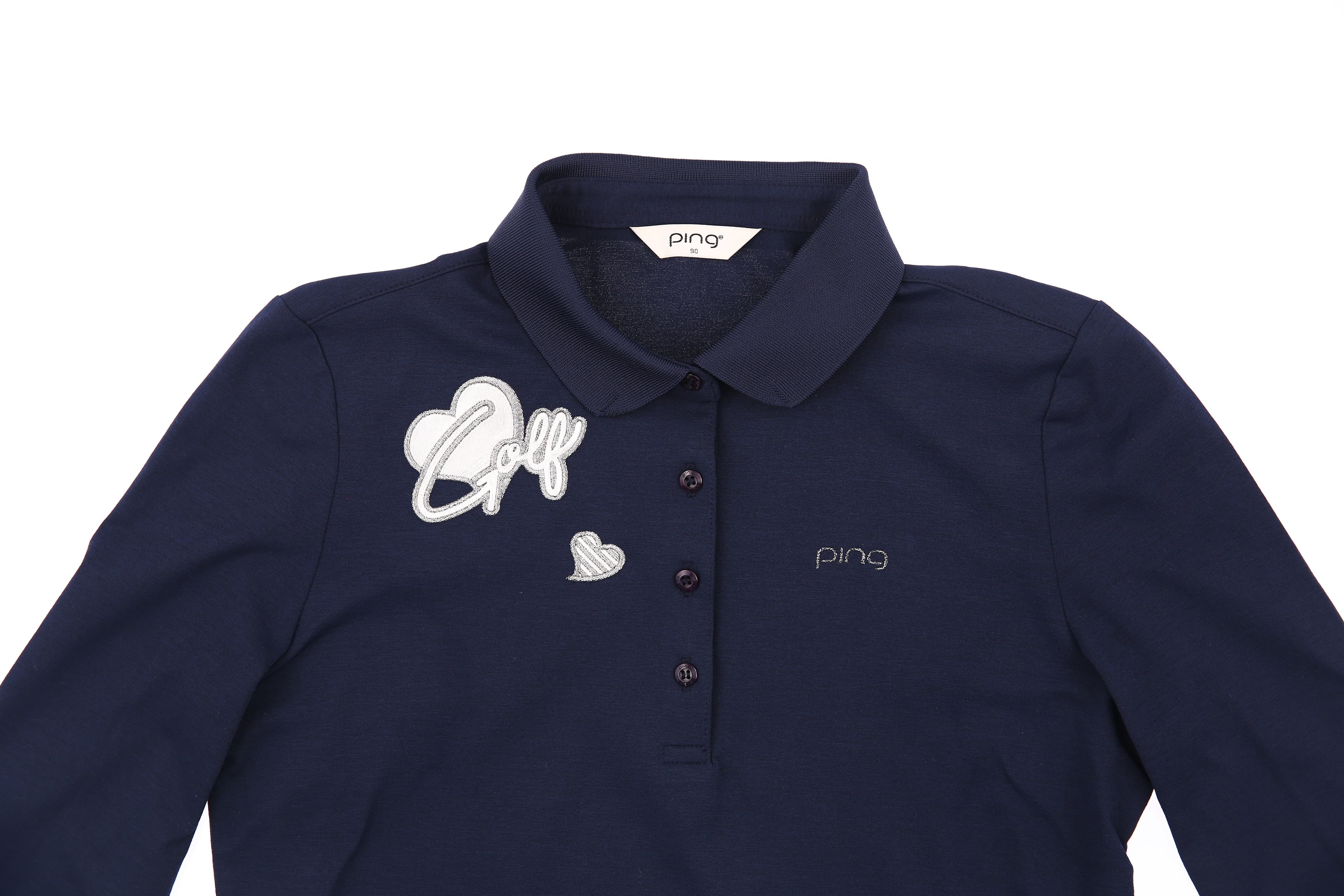 하트와펜 긴팔 카라 티셔츠