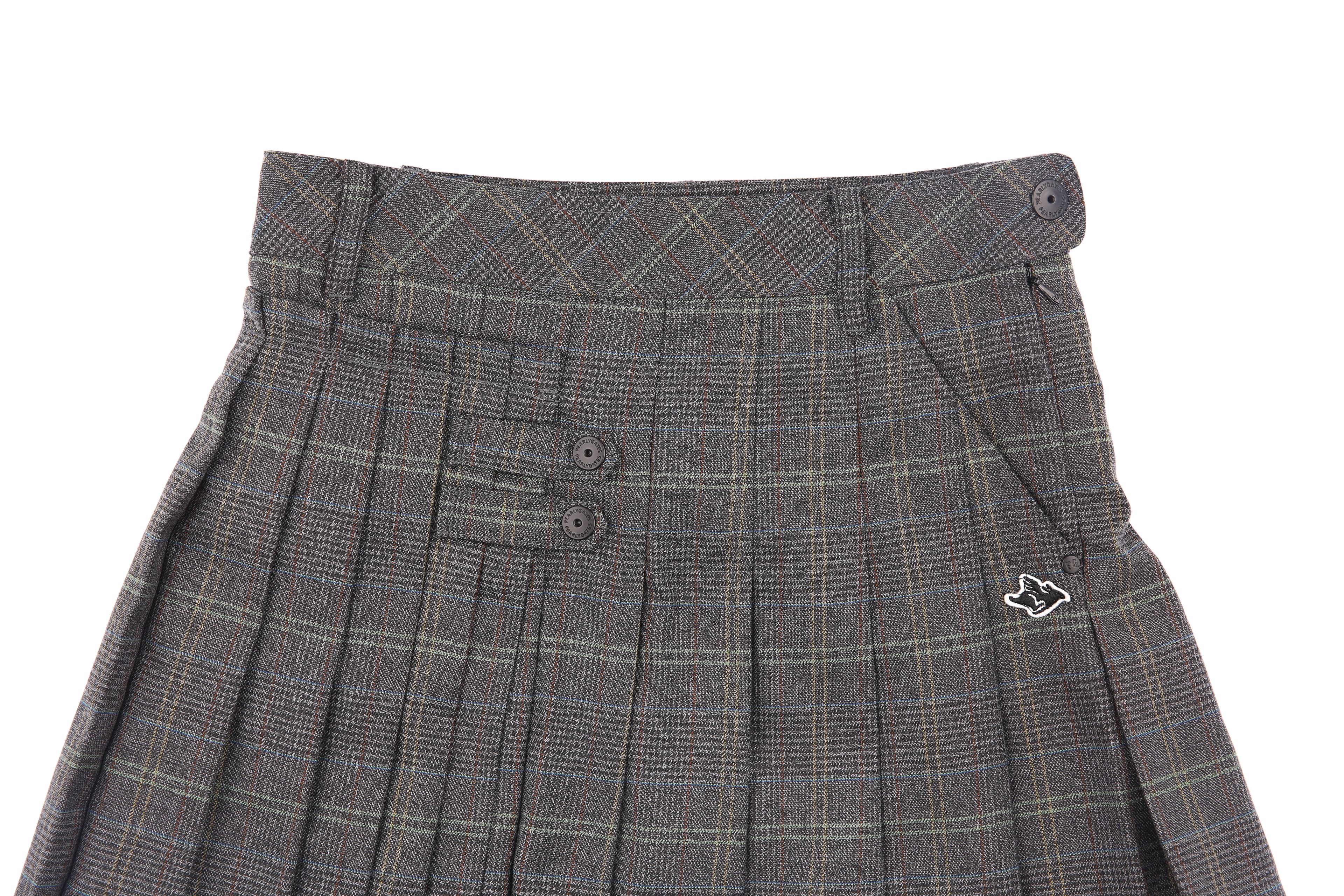 체크 패턴 스커트