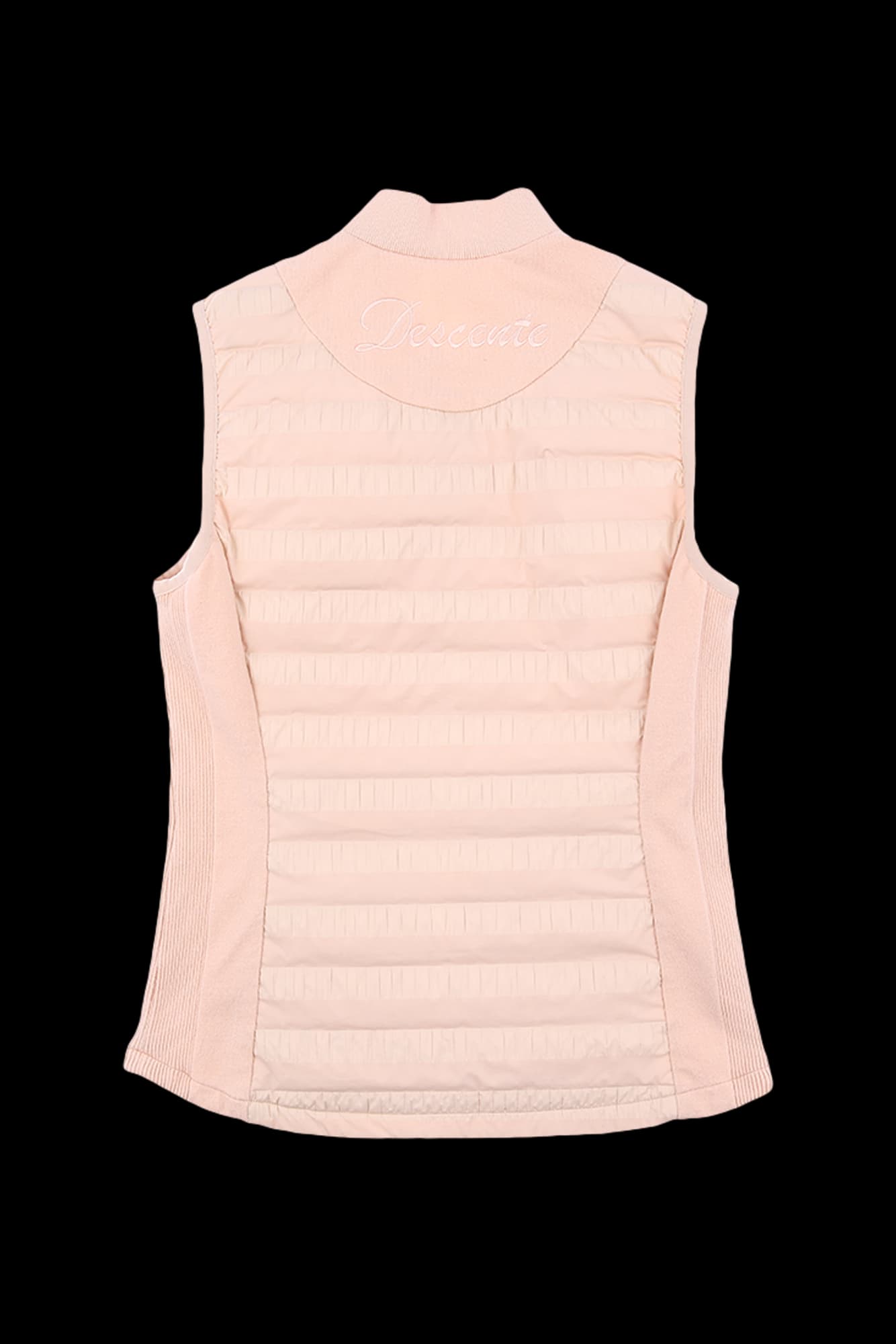 사이드 립조직 패딩 베스트