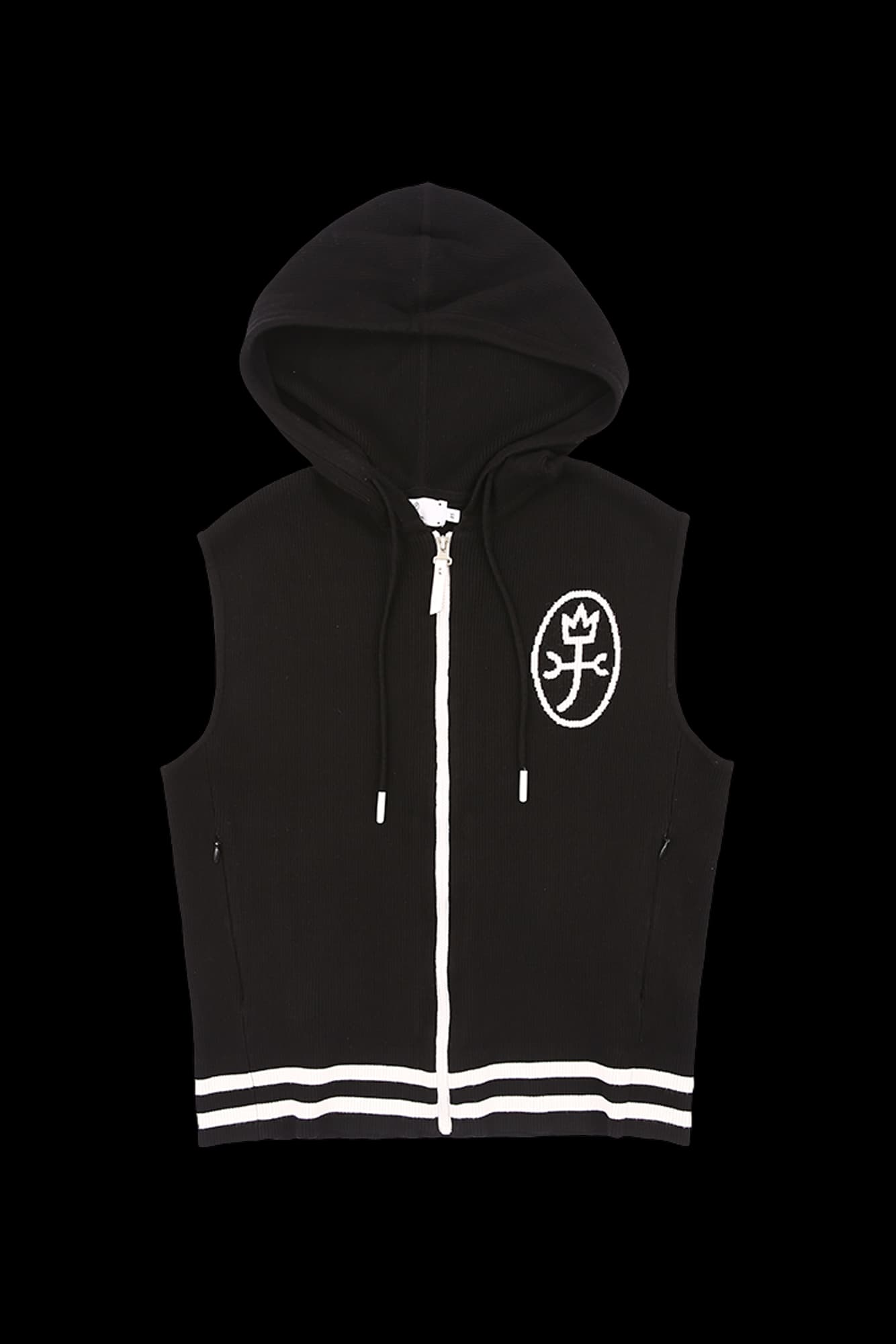 후드 베스트 집업