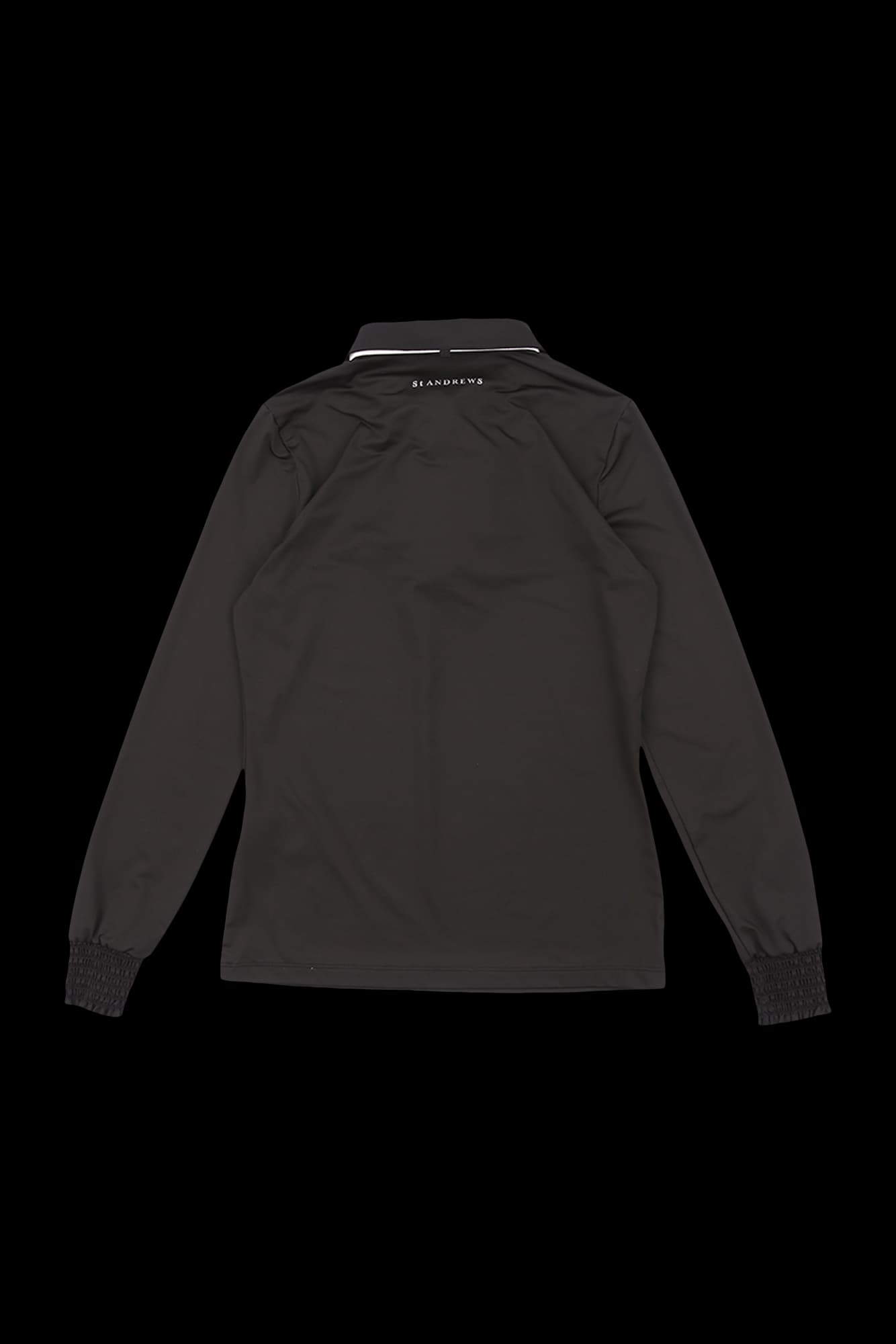 배색 레이스 프릴 리사이클 긴팔