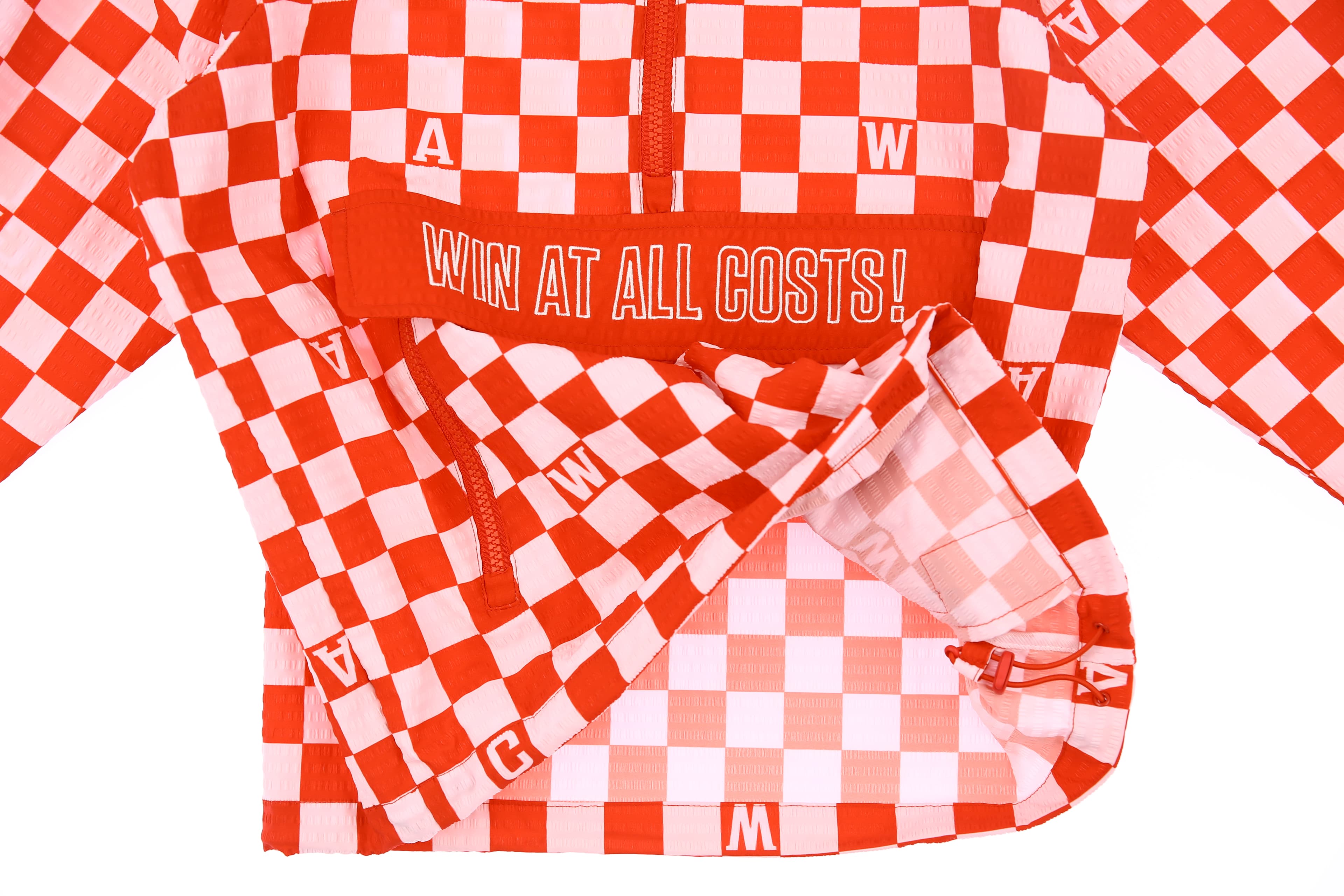 여성 체커보드 아노락