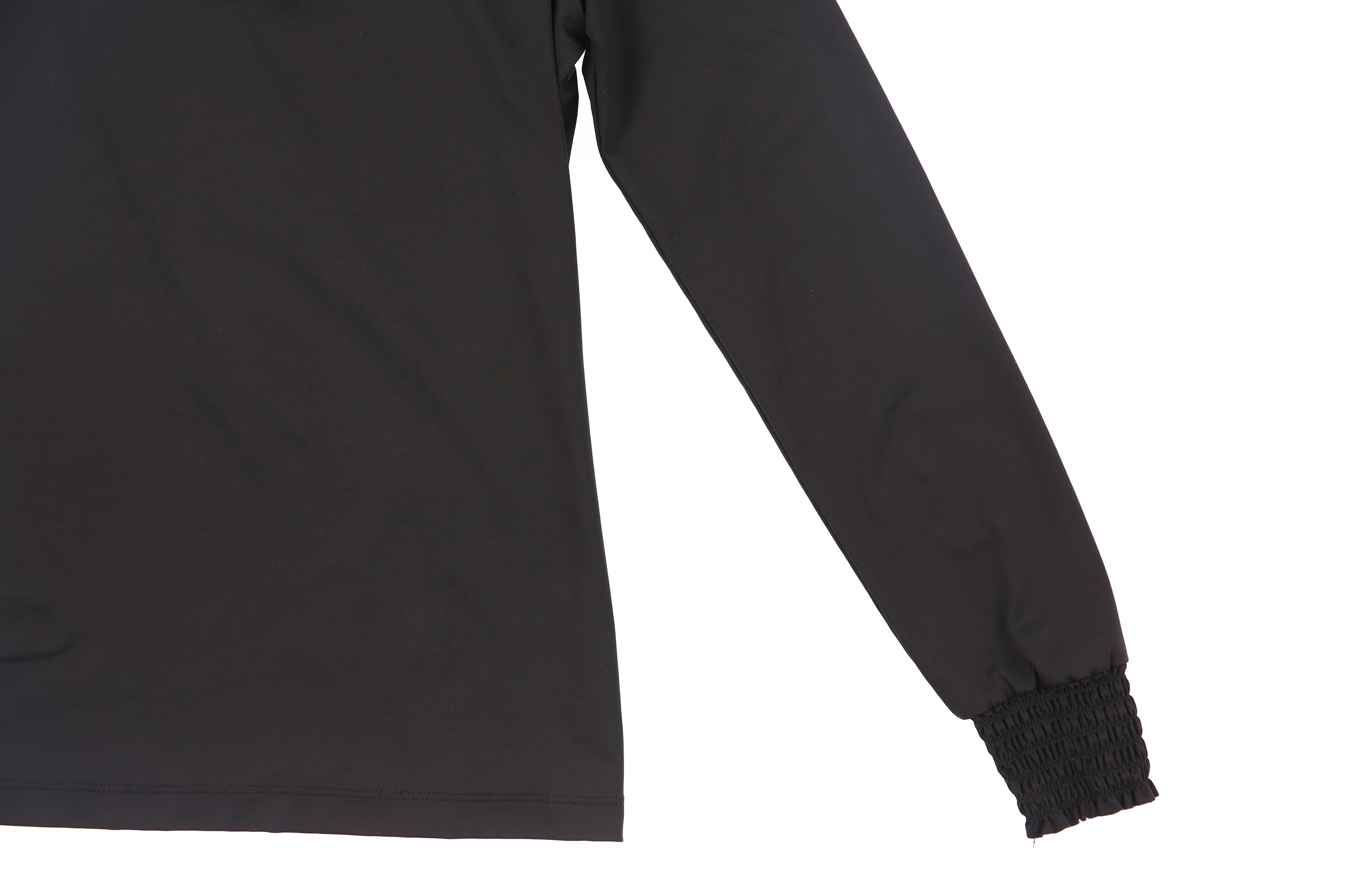 배색 레이스 프릴 리사이클 긴팔