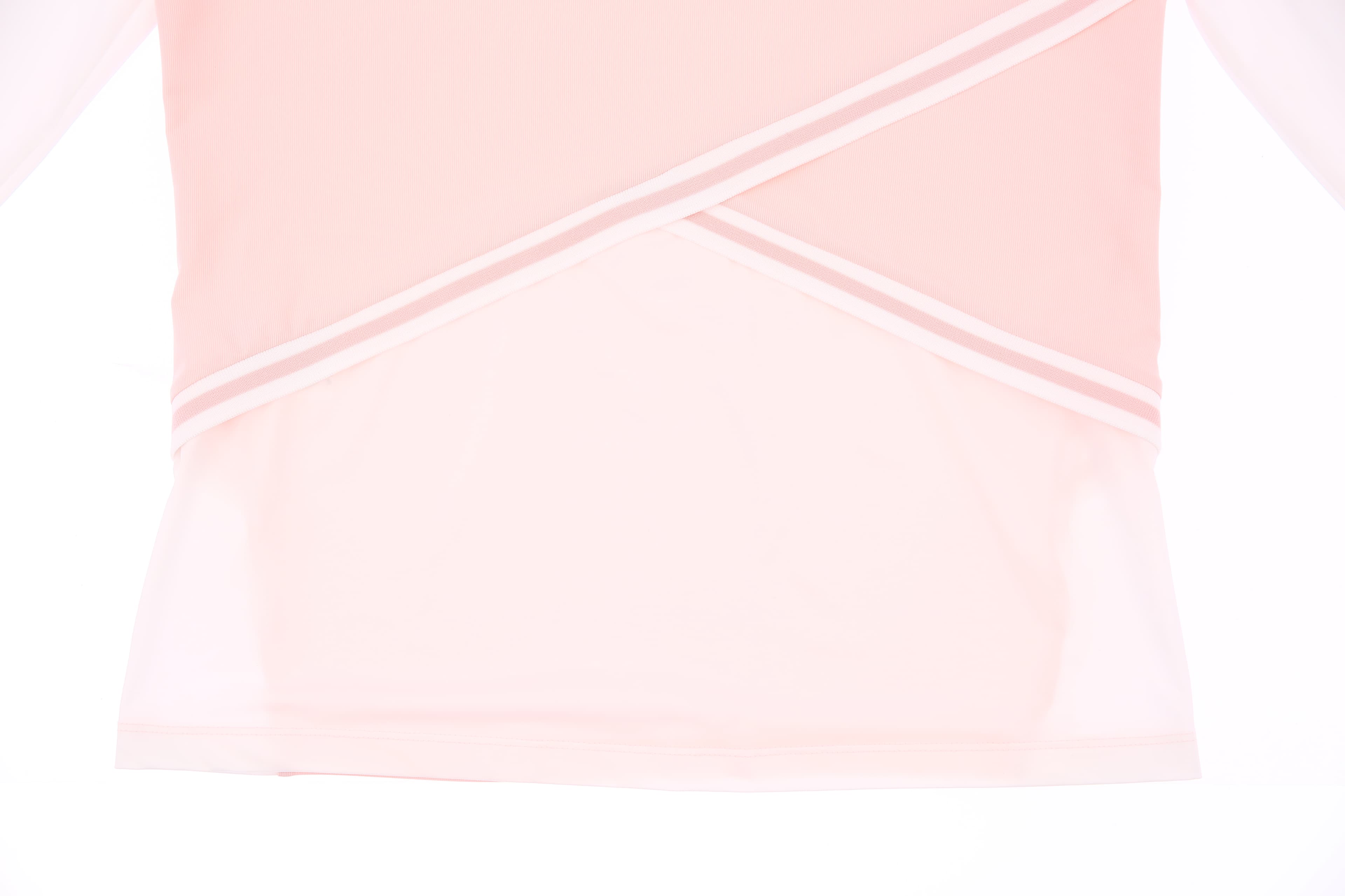 립 레이어드 하프집업 티셔츠