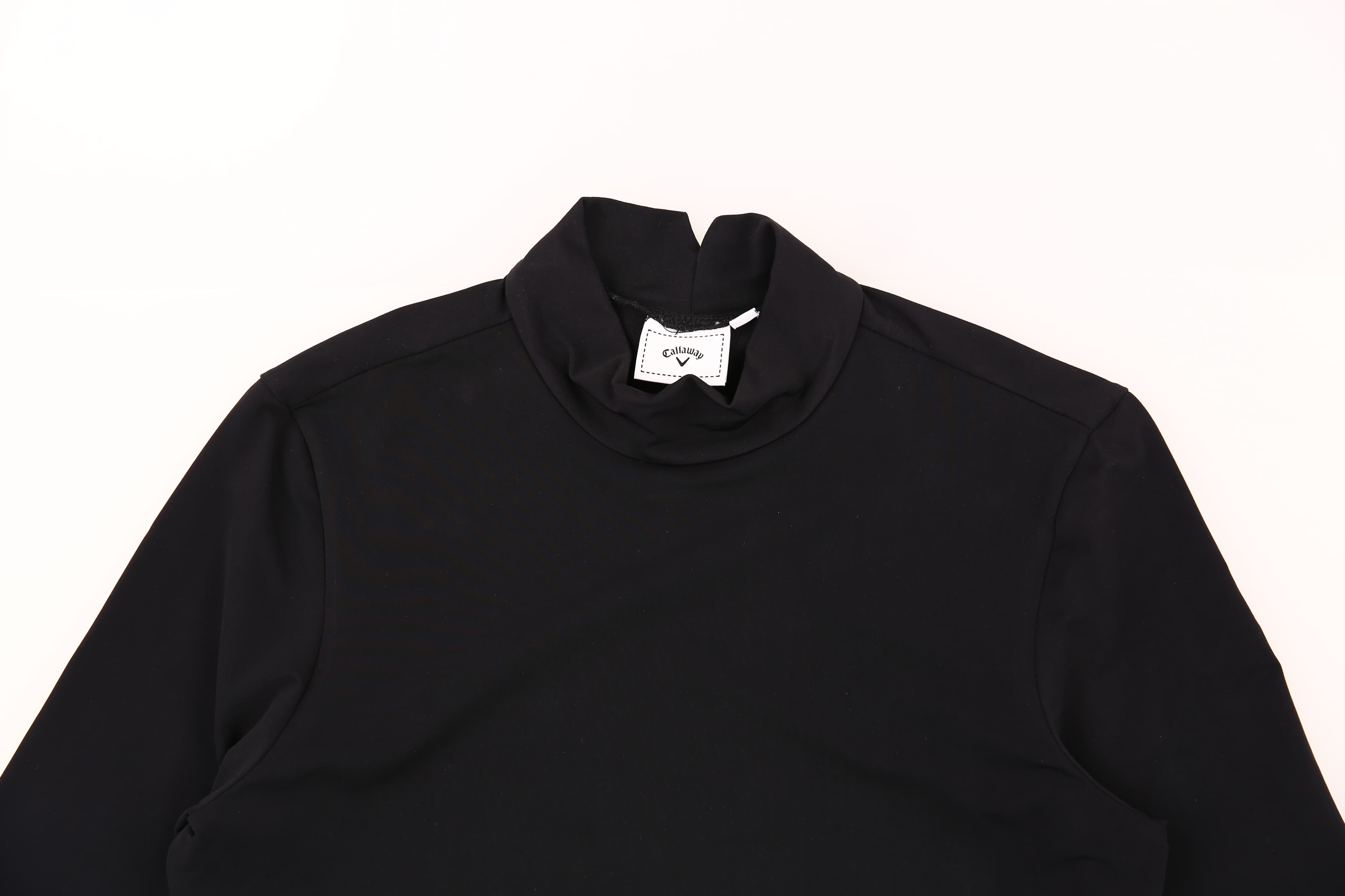 로고 하프넥 티셔츠