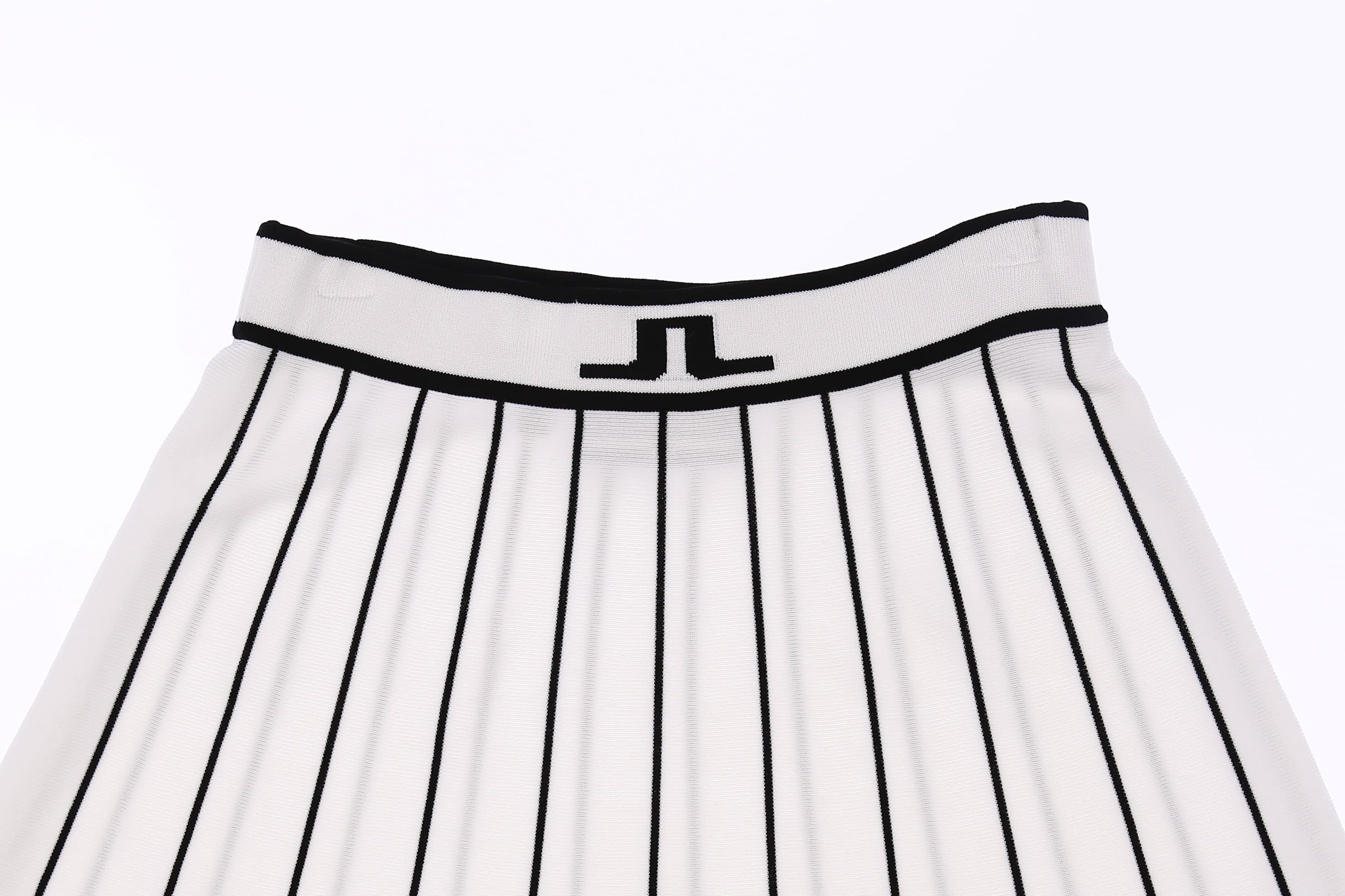 스트라이프 니트 스커트