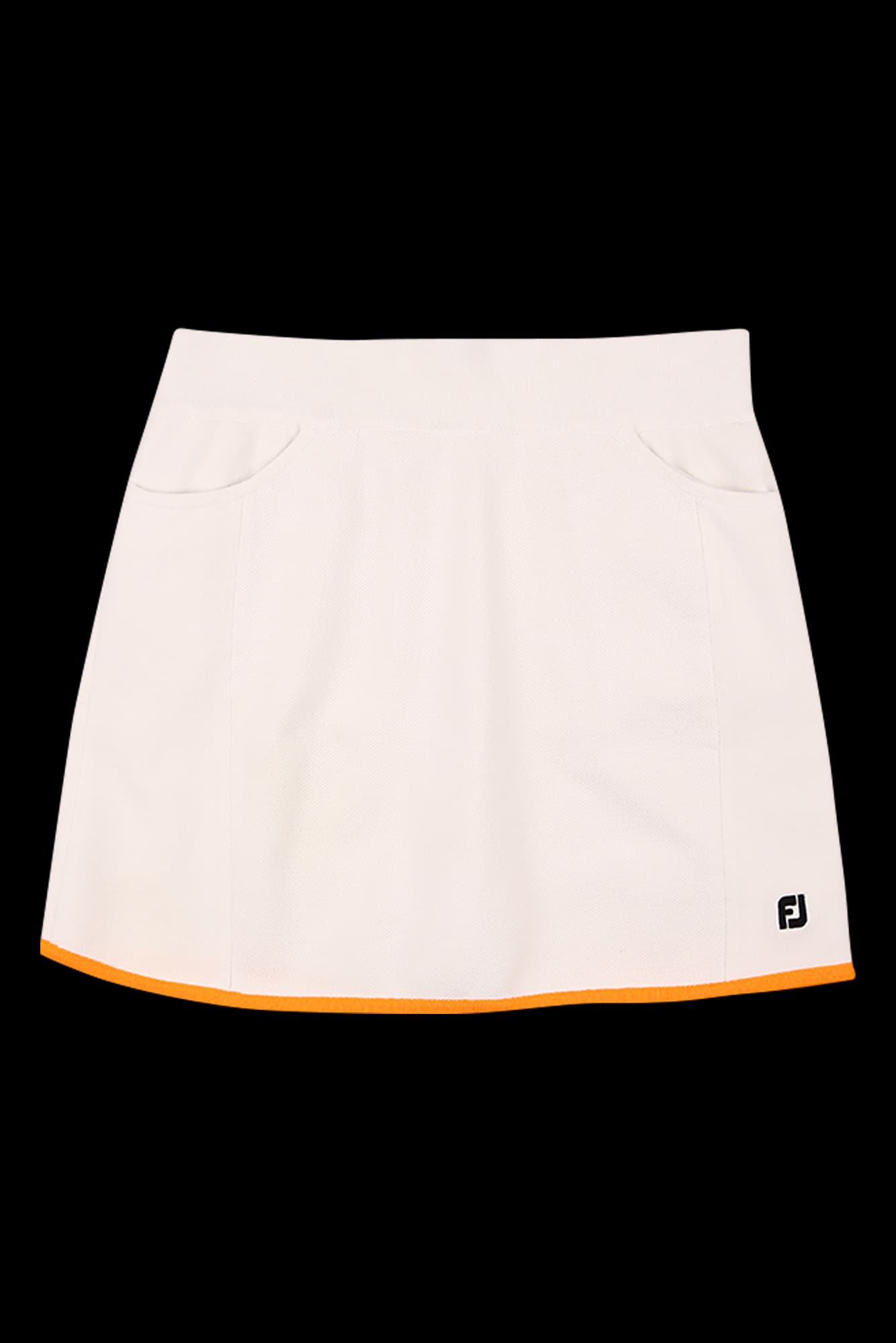 H라인 니트 조직 스커트