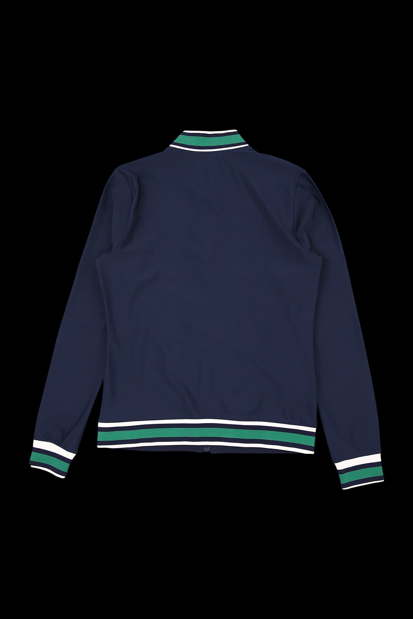 배색 스트라이프 집업 