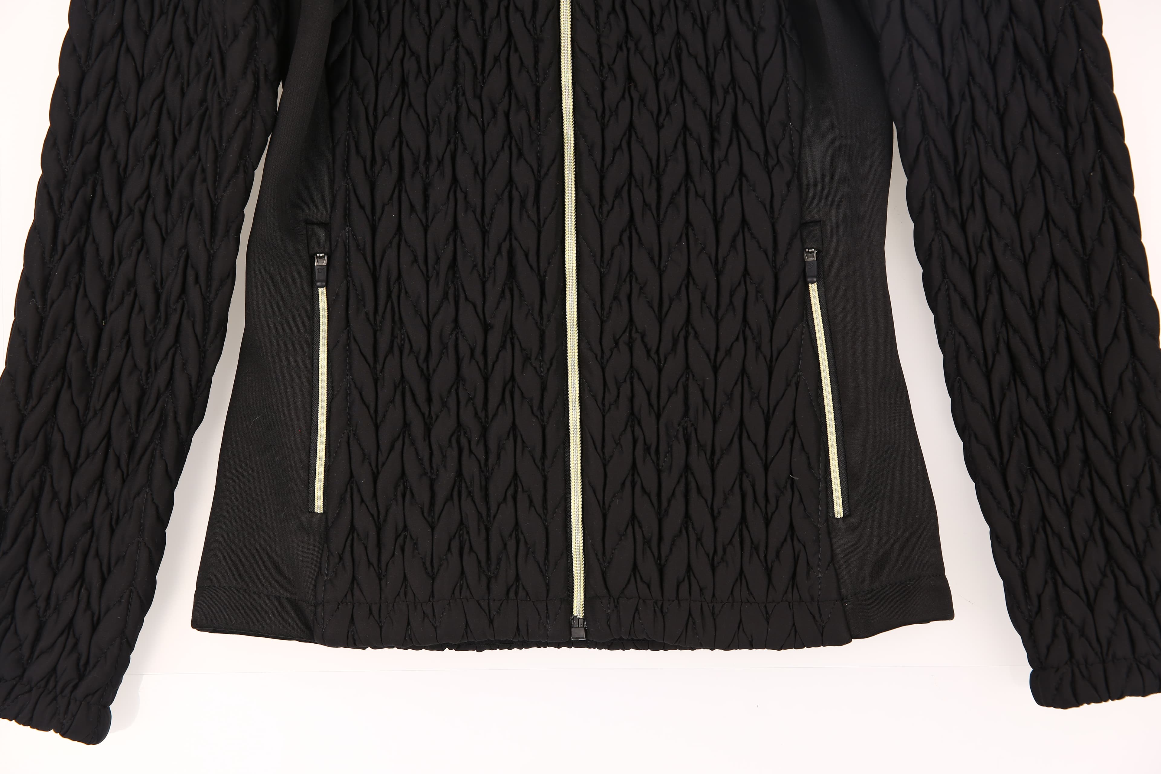 퀼팅 슬림핏 패딩