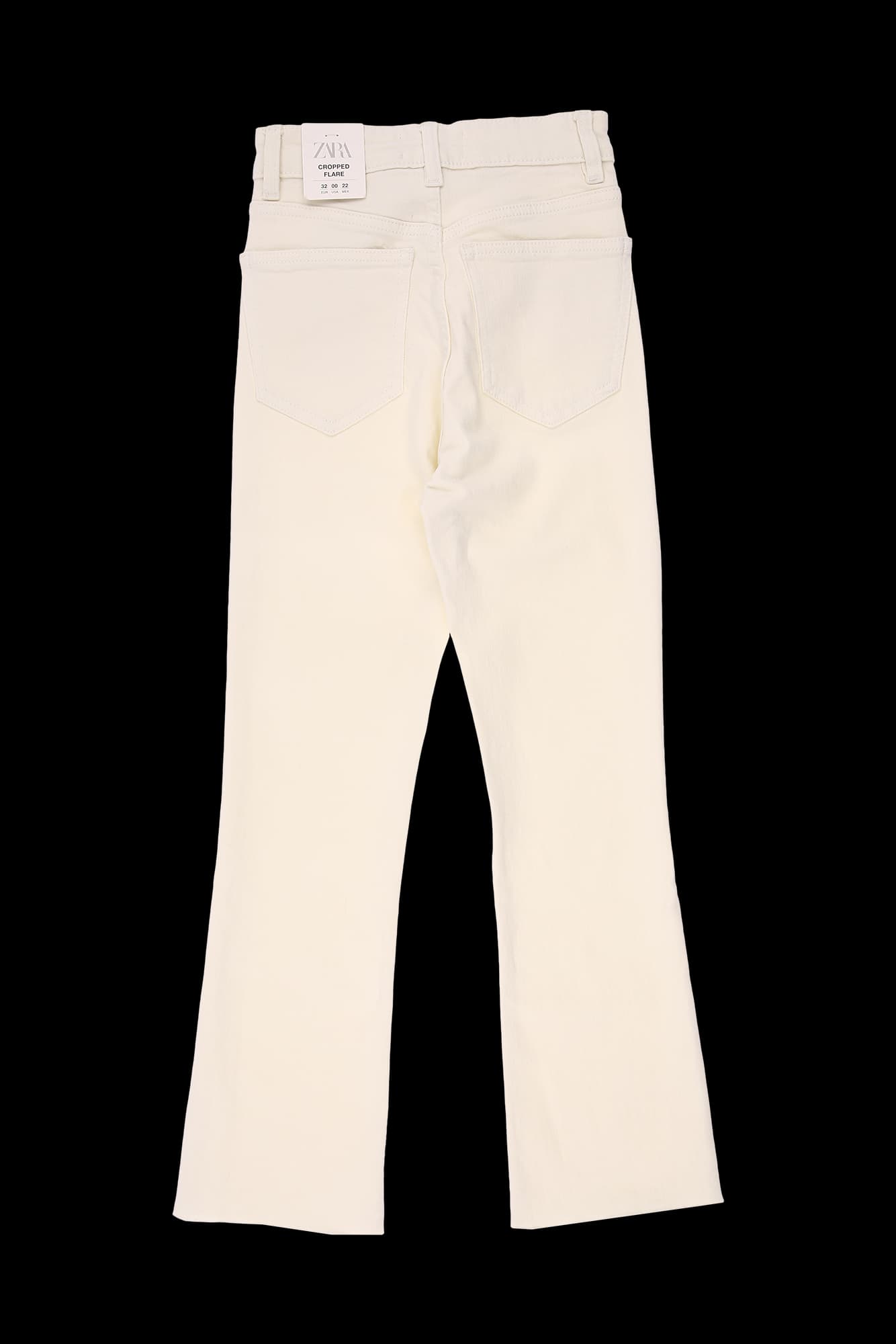 [새상품] 미드 라이즈 크롭 팬츠