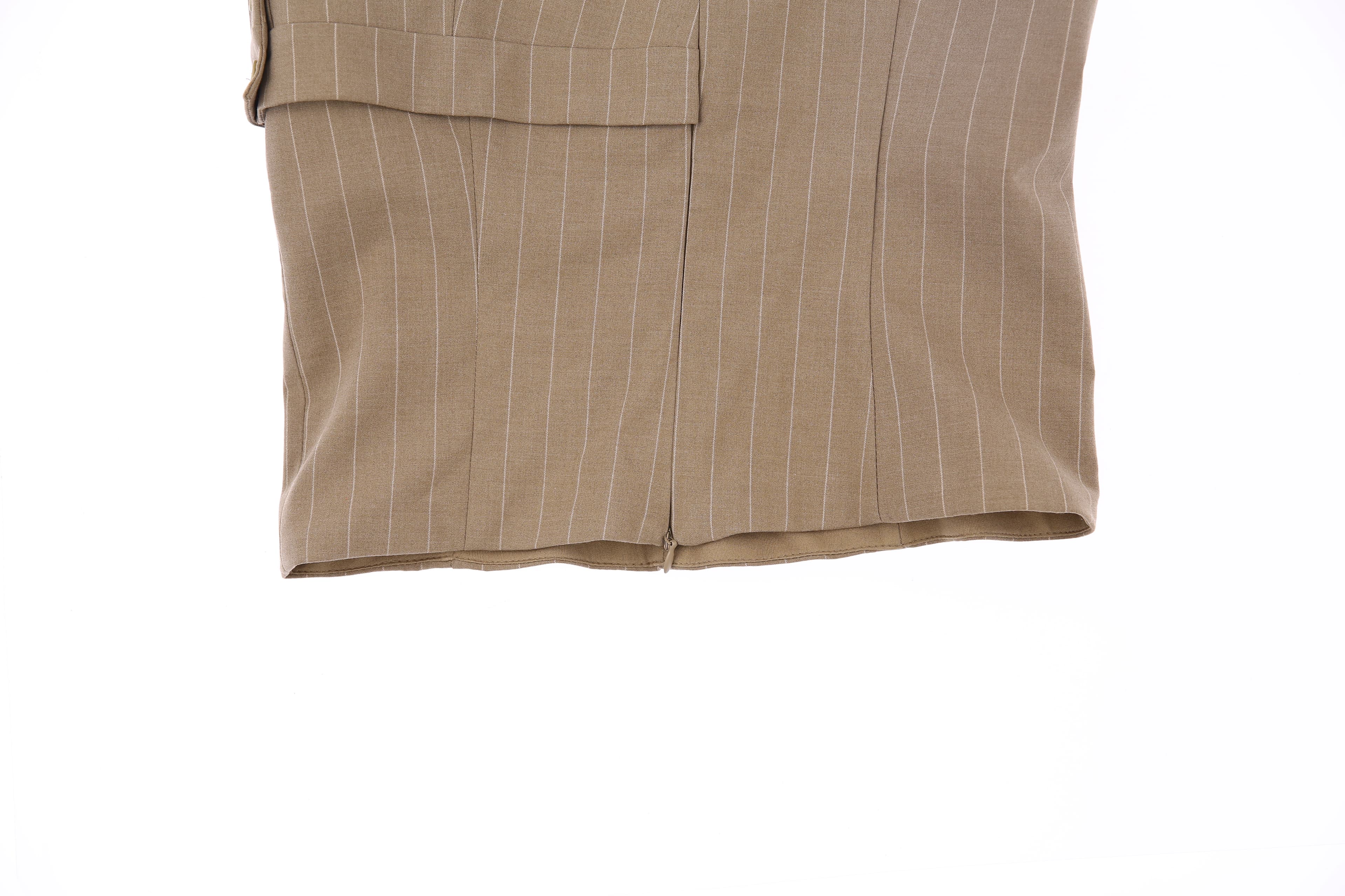 스트라이프 오프숄더 탑