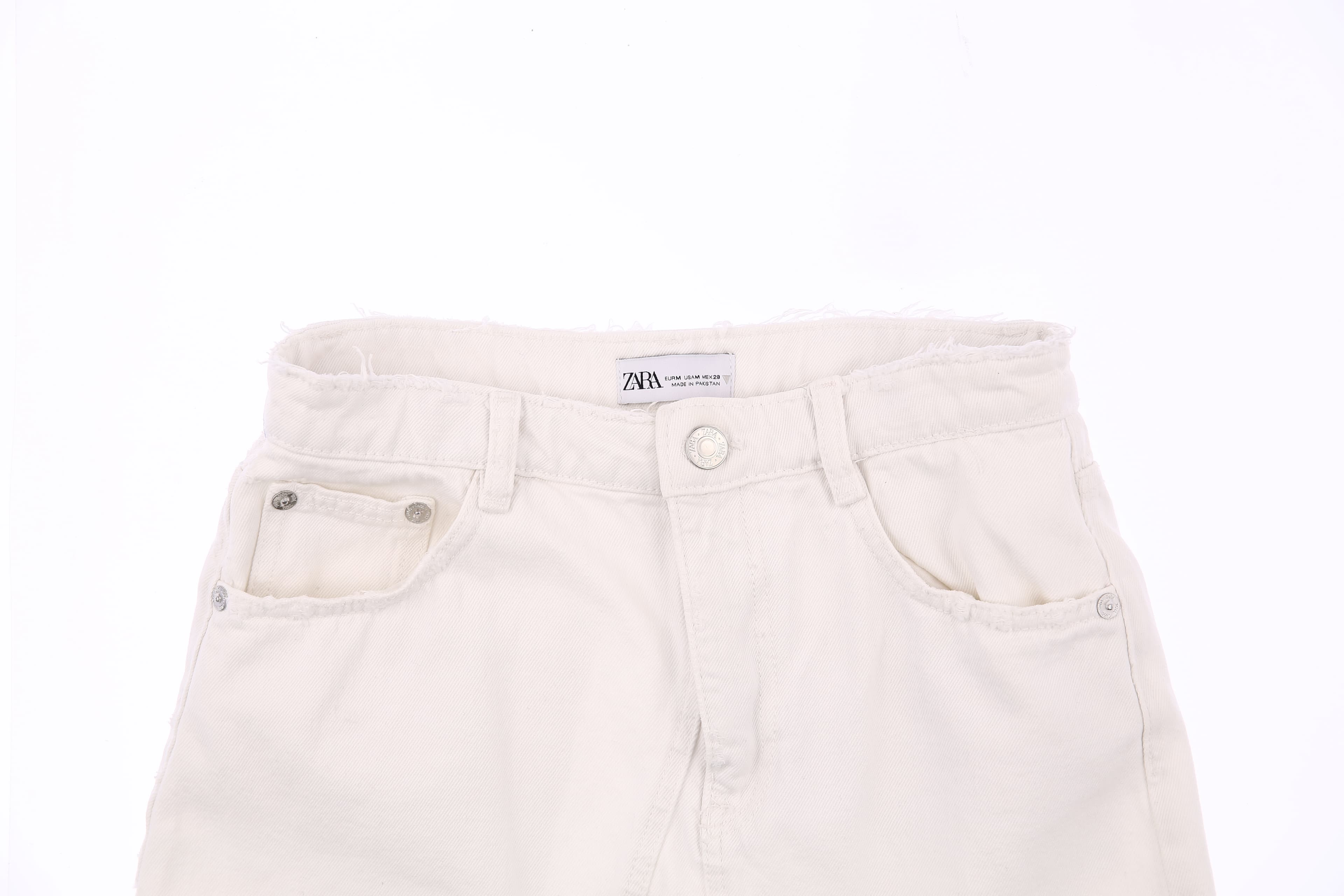 데미지 코튼 스커트