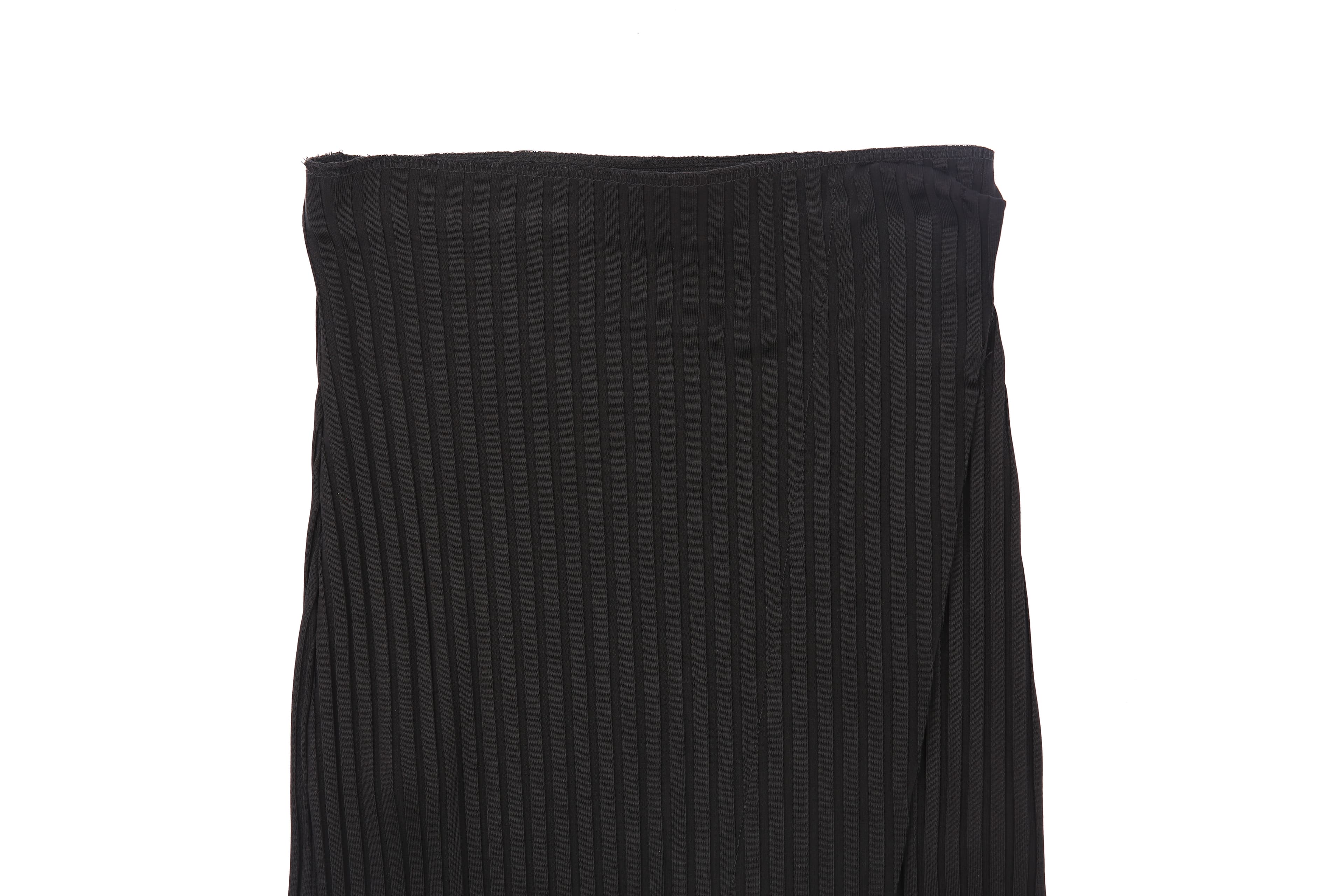 골지패턴 롱 스커트