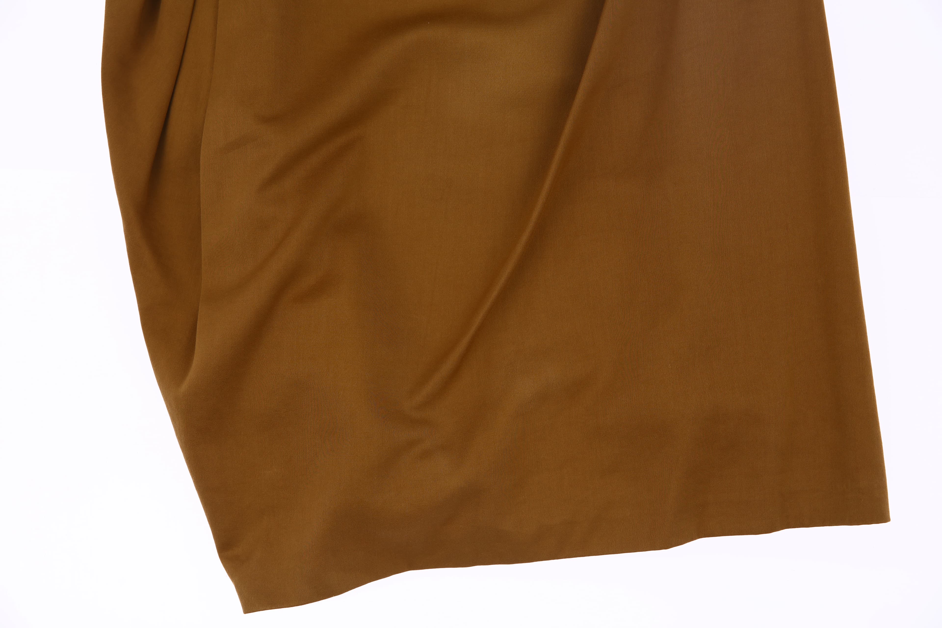 허리 타이 미디 원피스