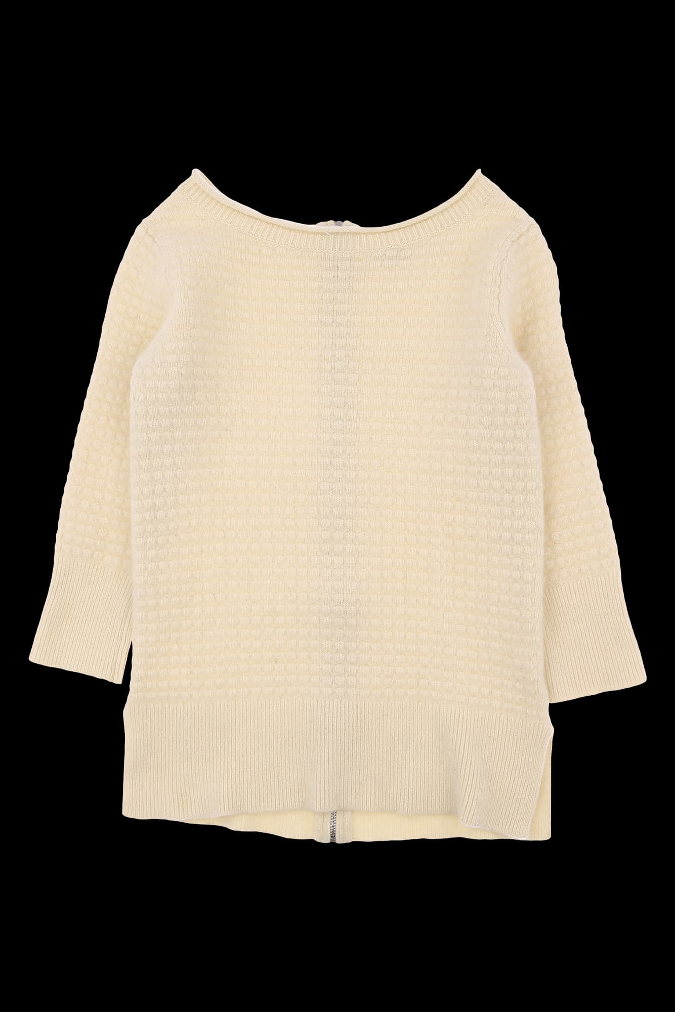 보트넥  7부 니트 