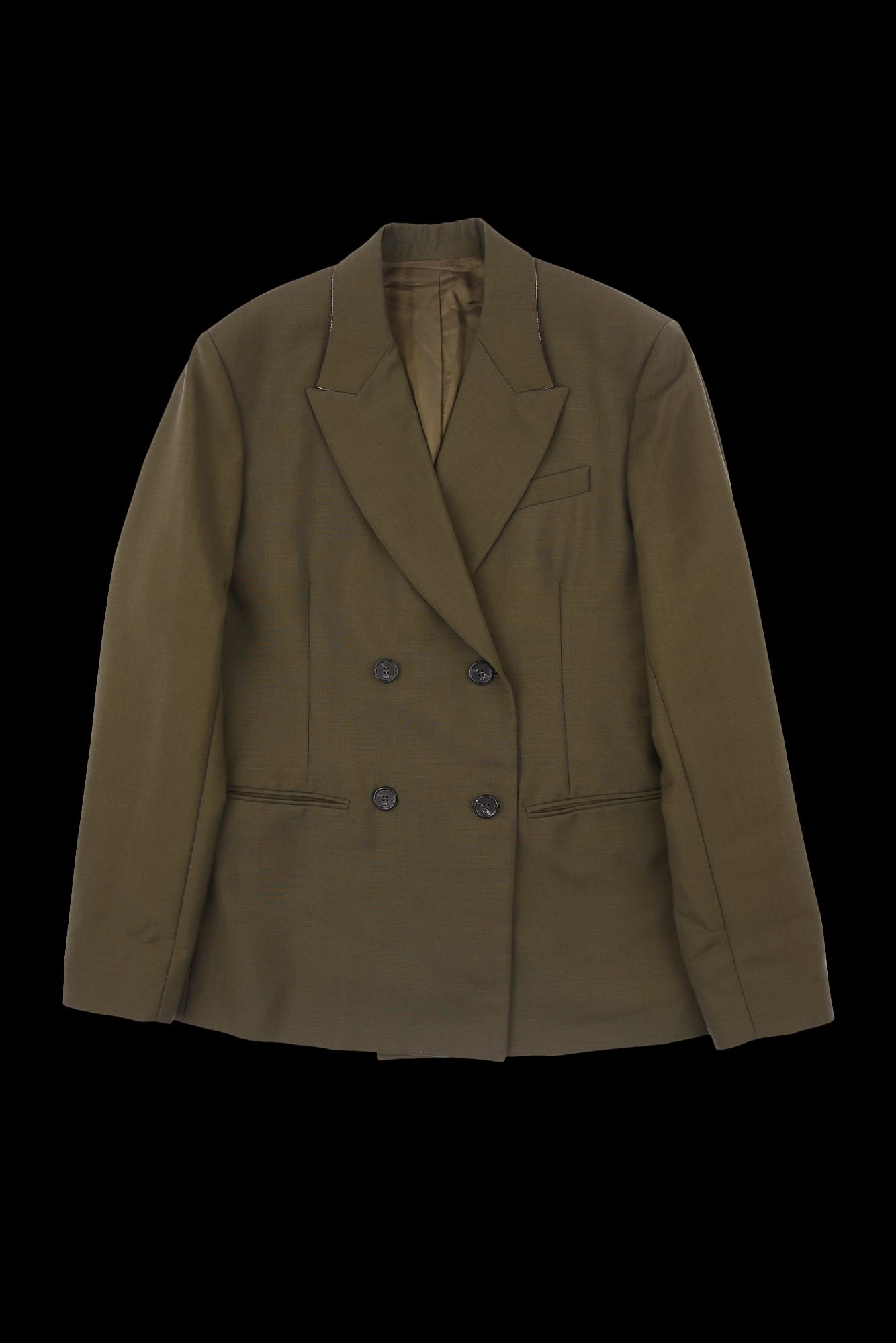 이테리 메이드 오버핏 더블 자켓