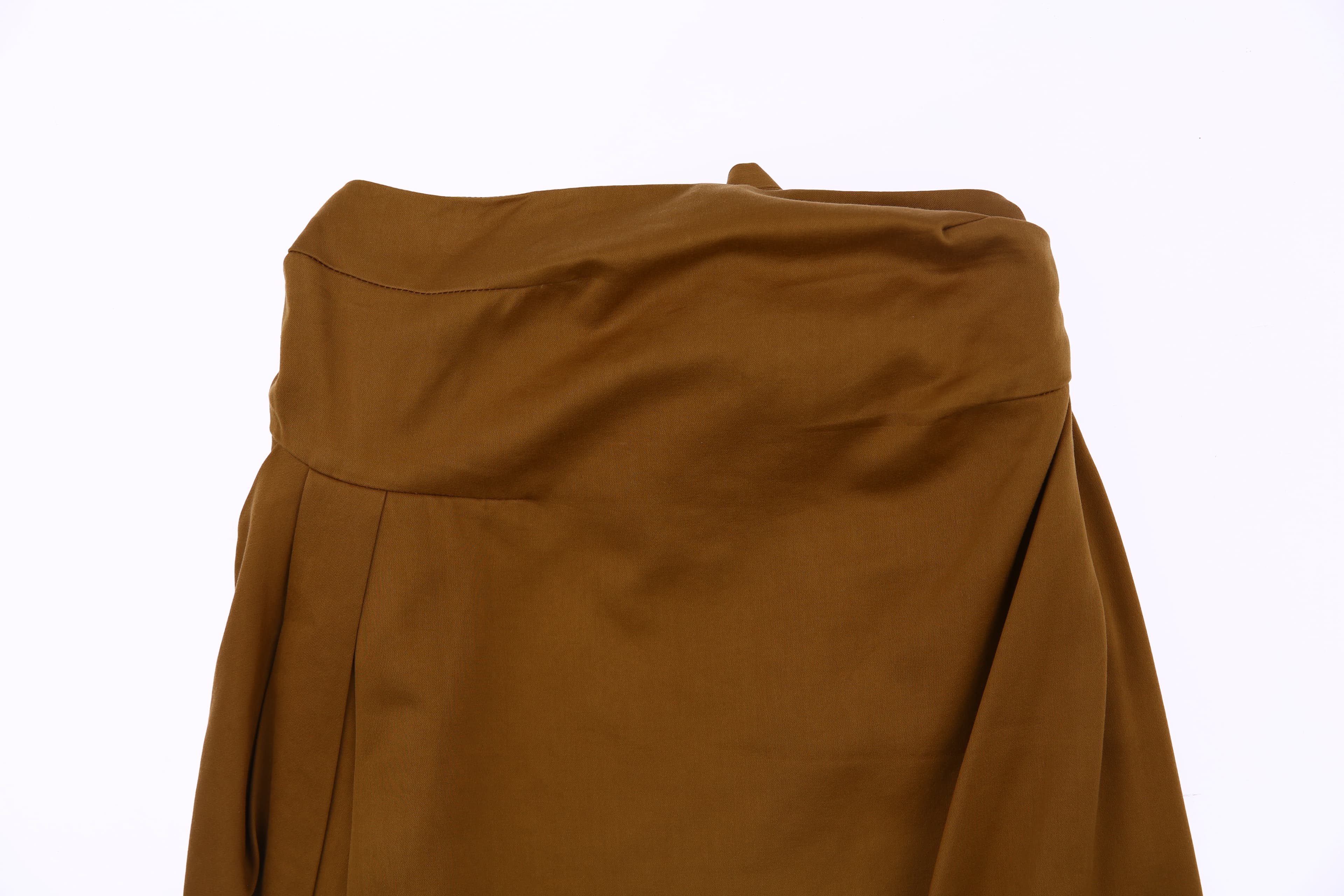 허리 타이 미디 원피스