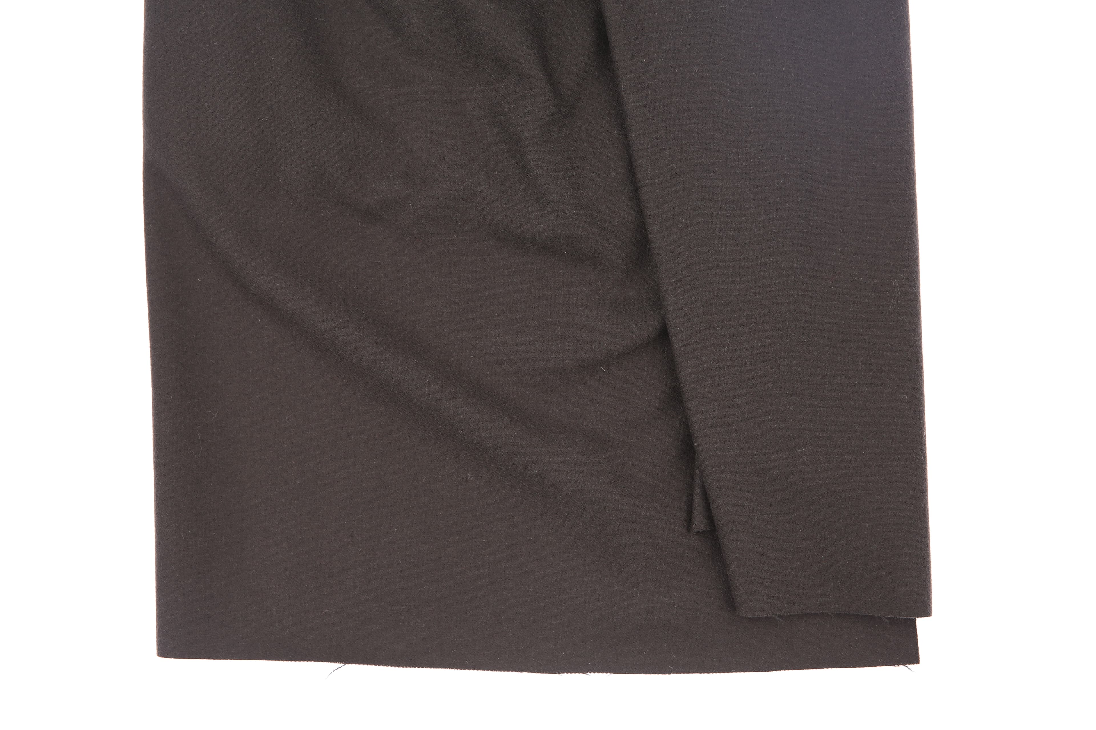 컷팅 랩 모직 스커트