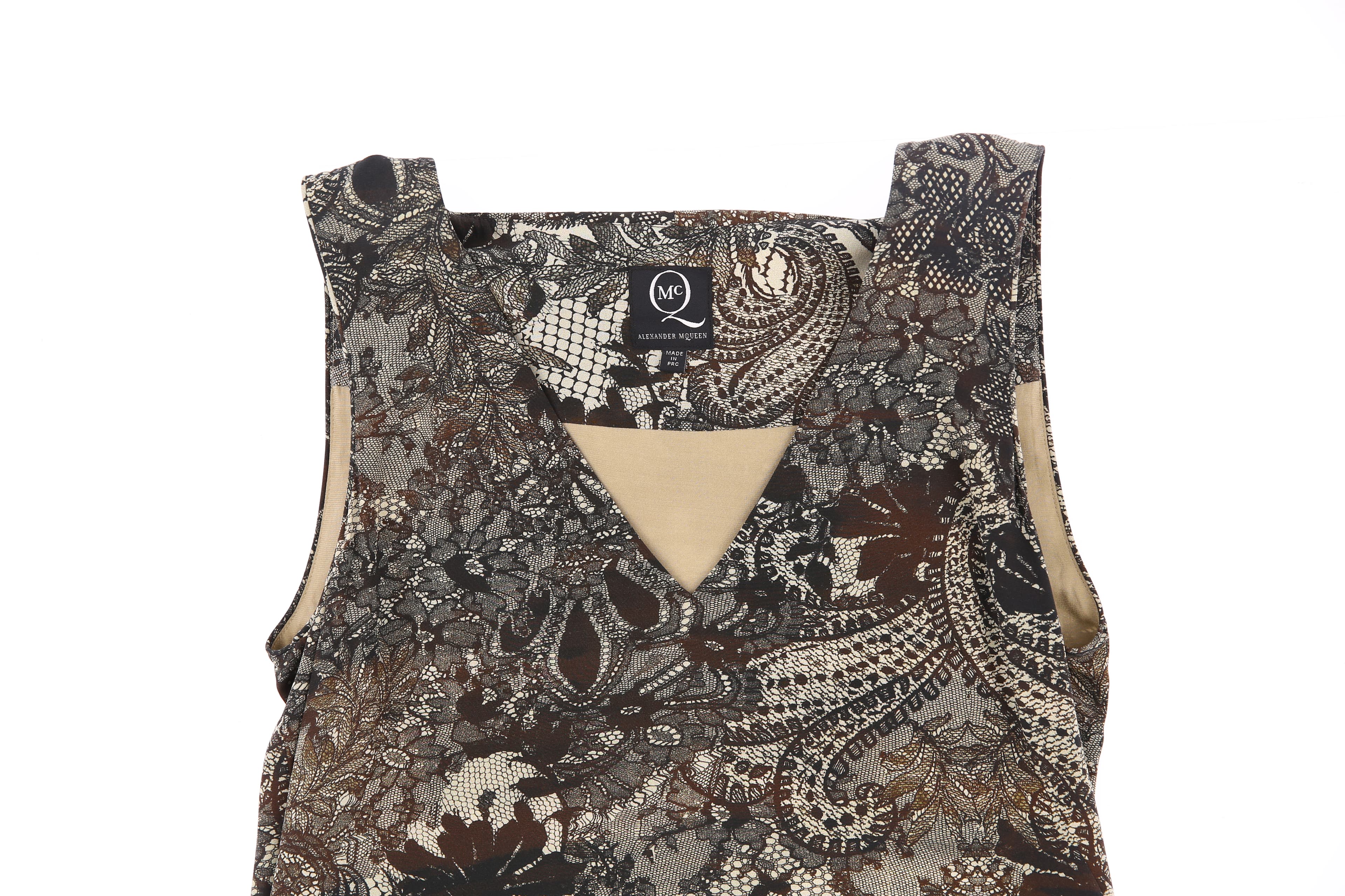 타이 패턴 원피스