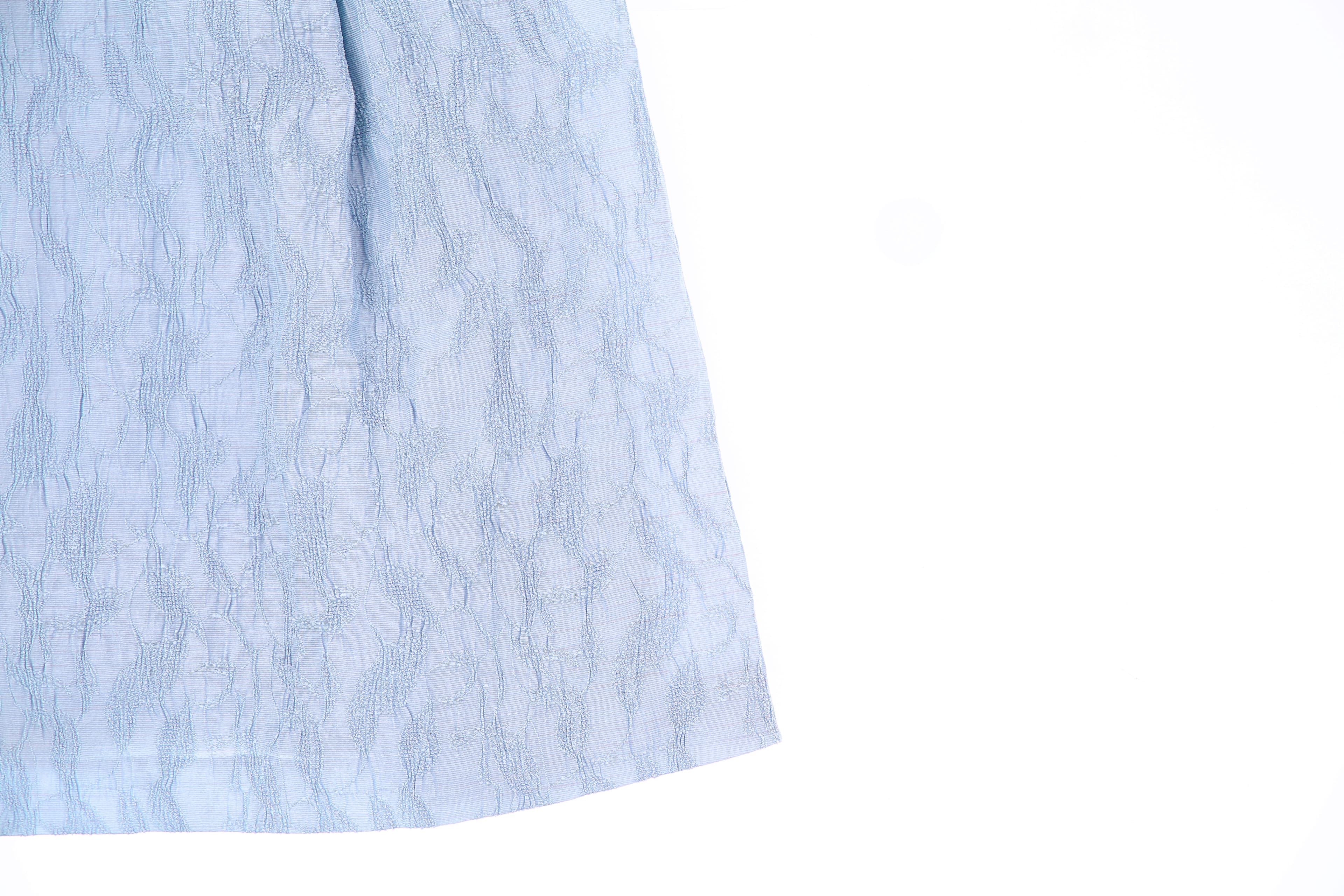 퍼프 소매 원피스