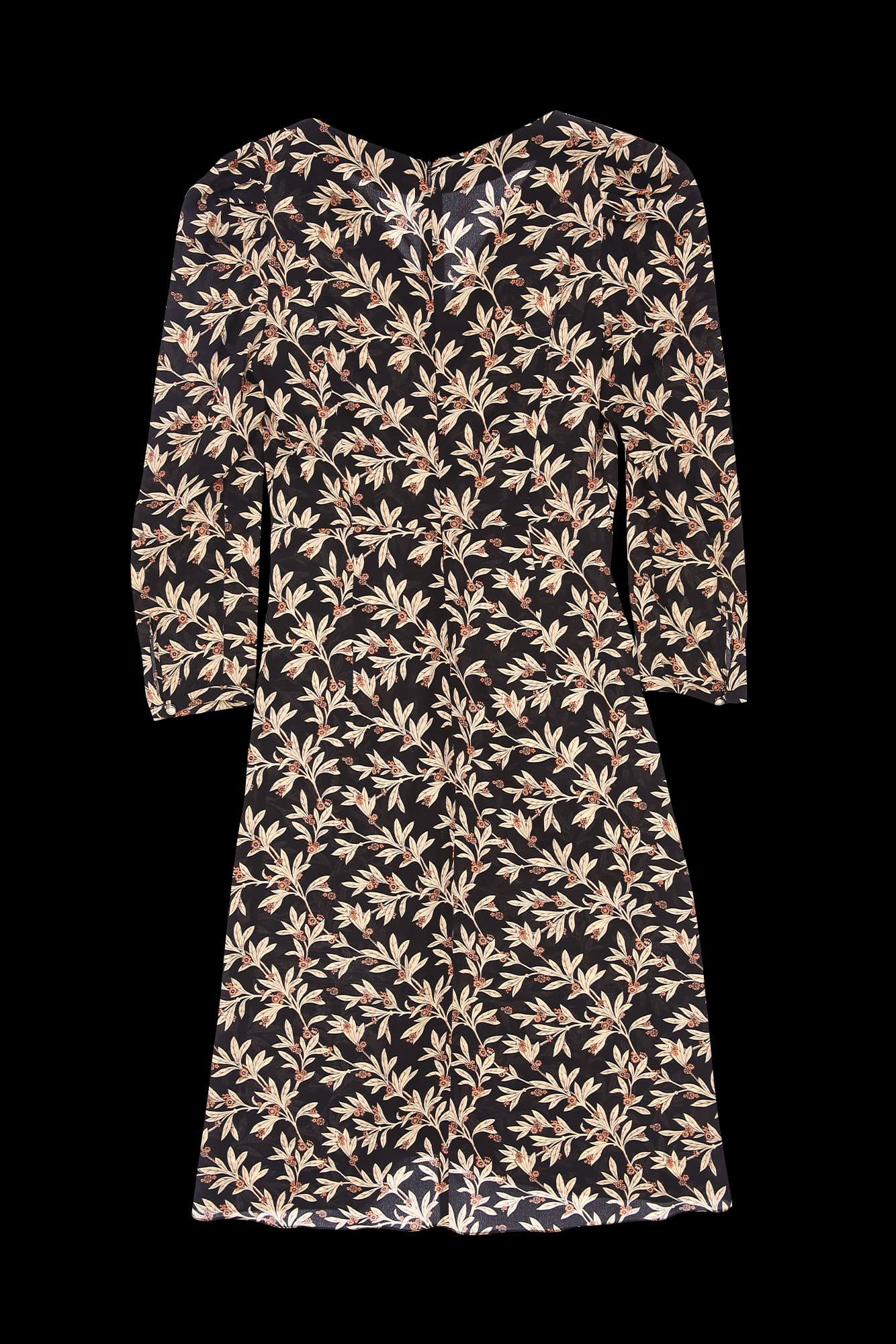 플라워 패턴 쉬폰 원피스