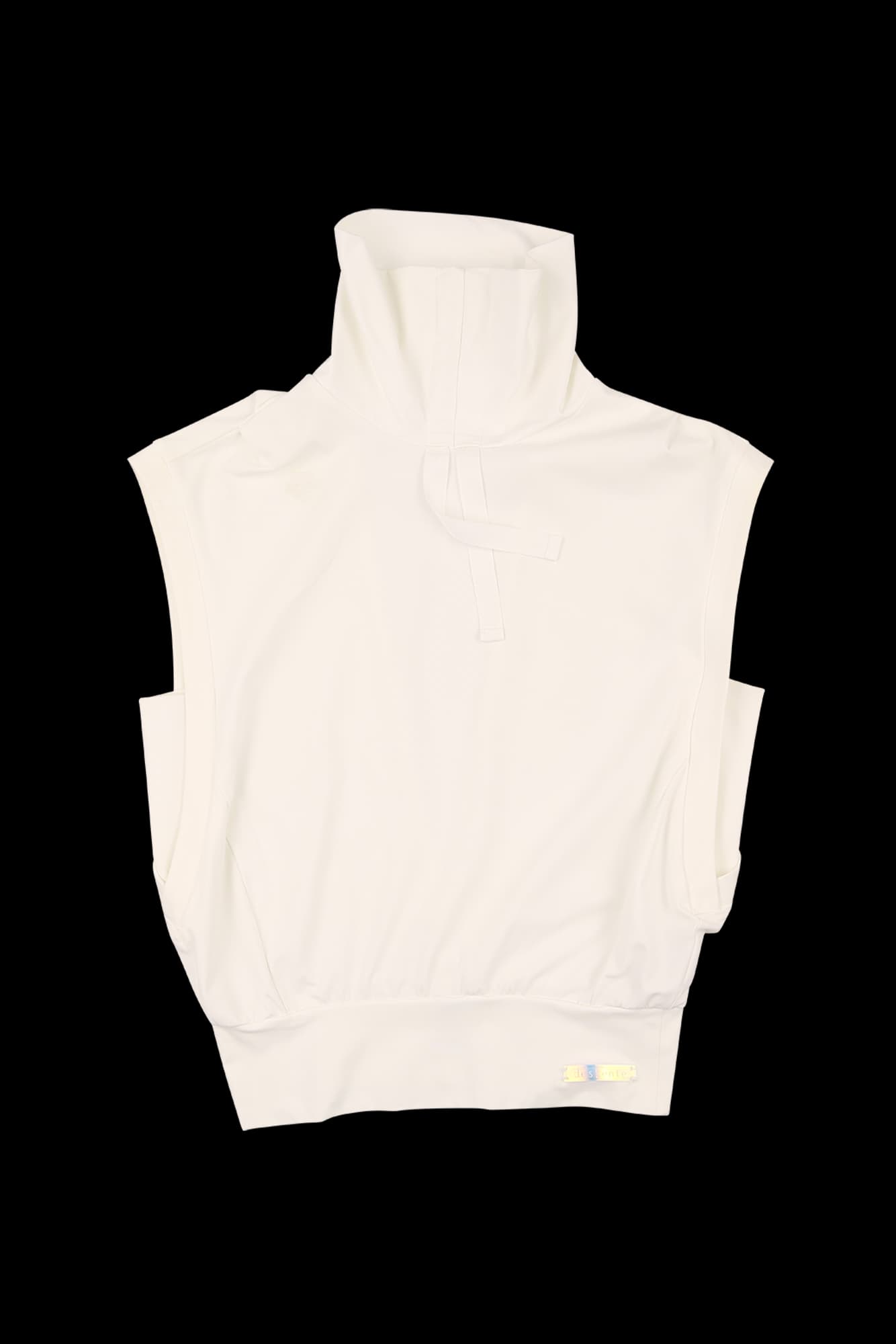 터틀넥 민소매 티셔츠